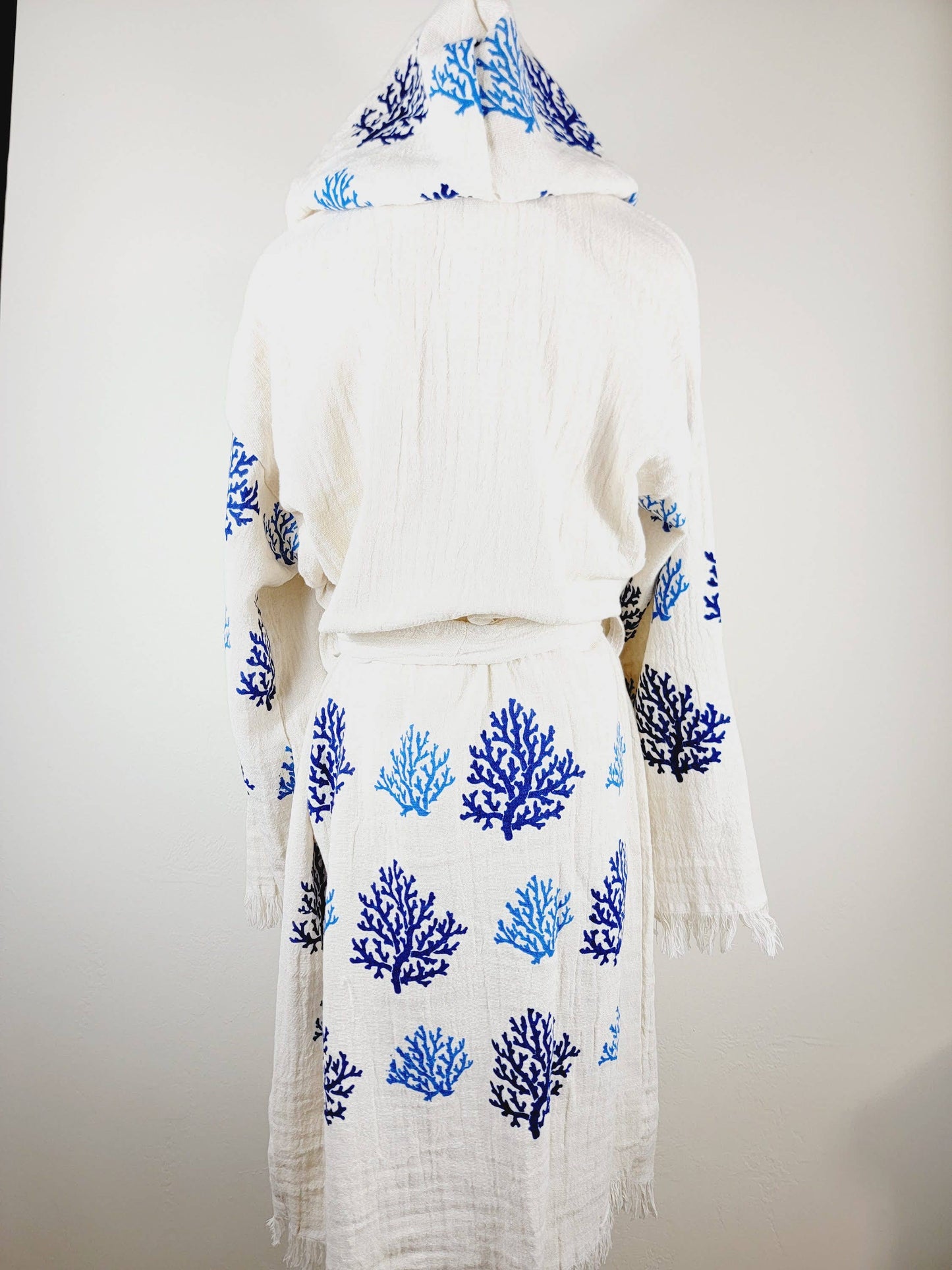 Muslin Robe, Beach robe, Bath robe and spa, Unisex Robe  