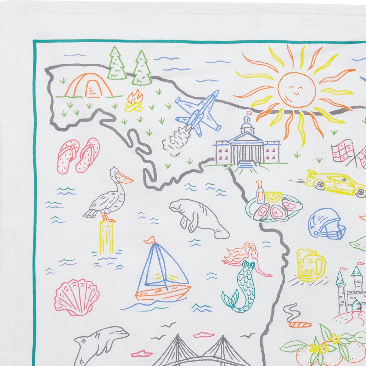 Florida Kitchen Towel