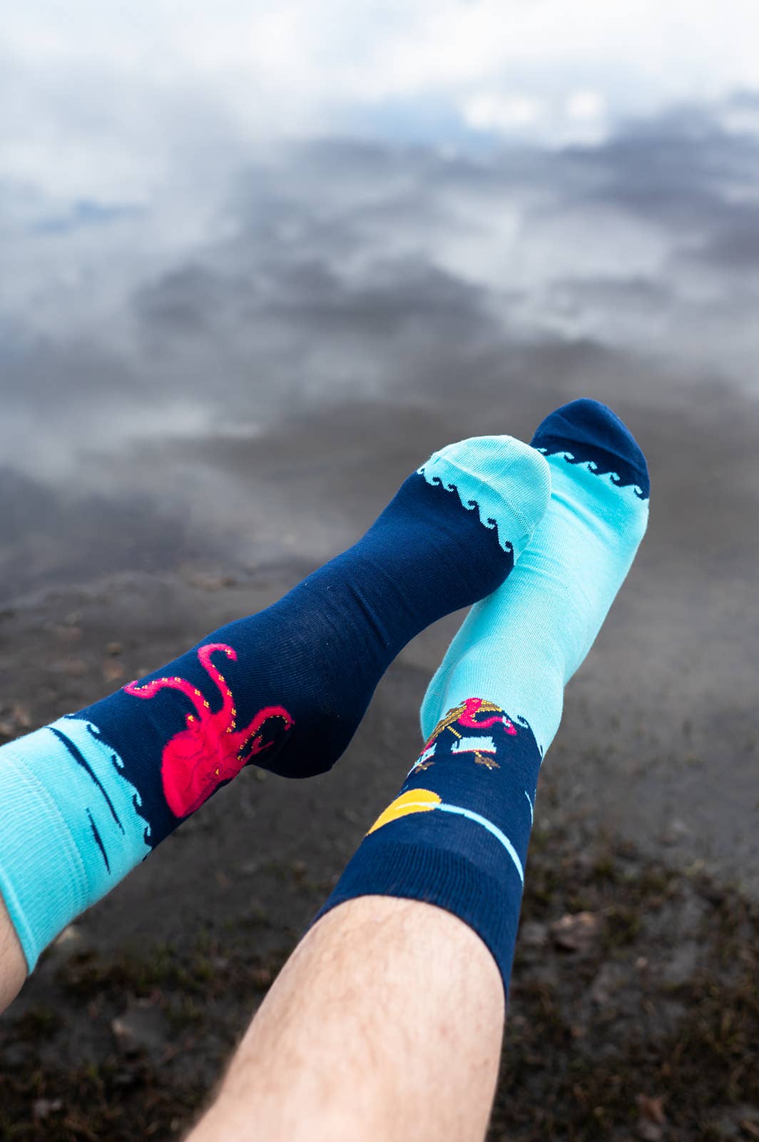 Kraken & Ship Socks Mens Friday Sock Co.