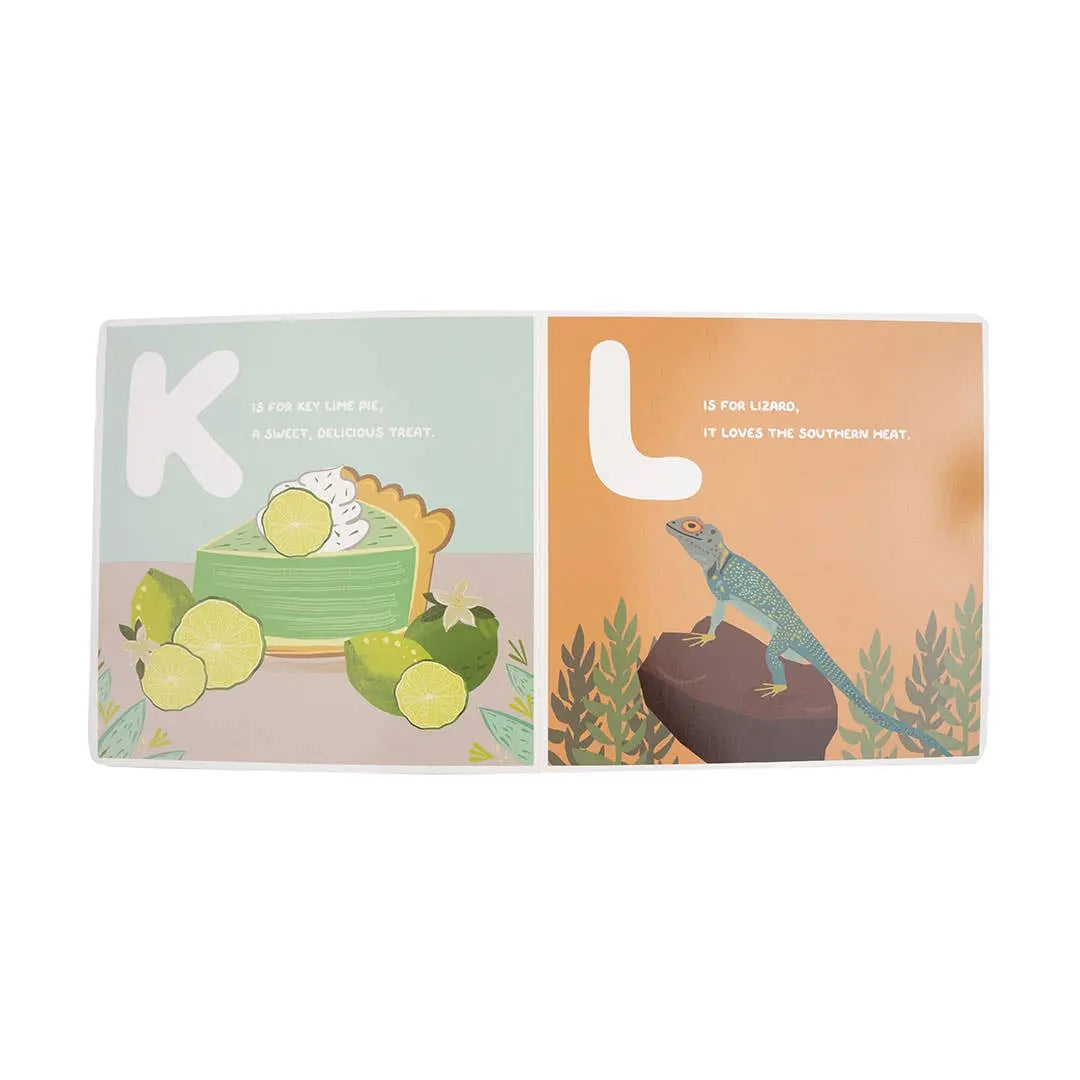 Florida Alphabet ABC Baby Book Coastal Gift Emerson and Friends