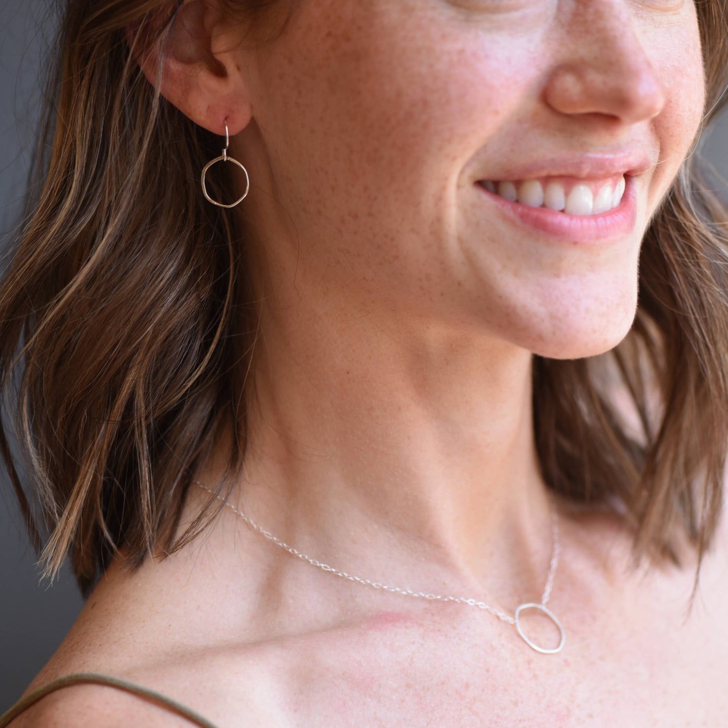 Imperfect Circle Earrings Britta Ambauen Jewelry