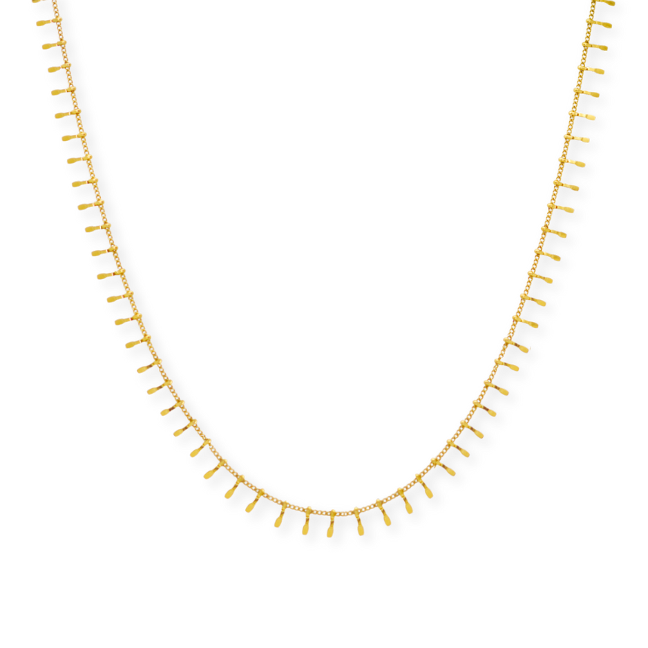 Golden Fringe Necklace SALTY CALI