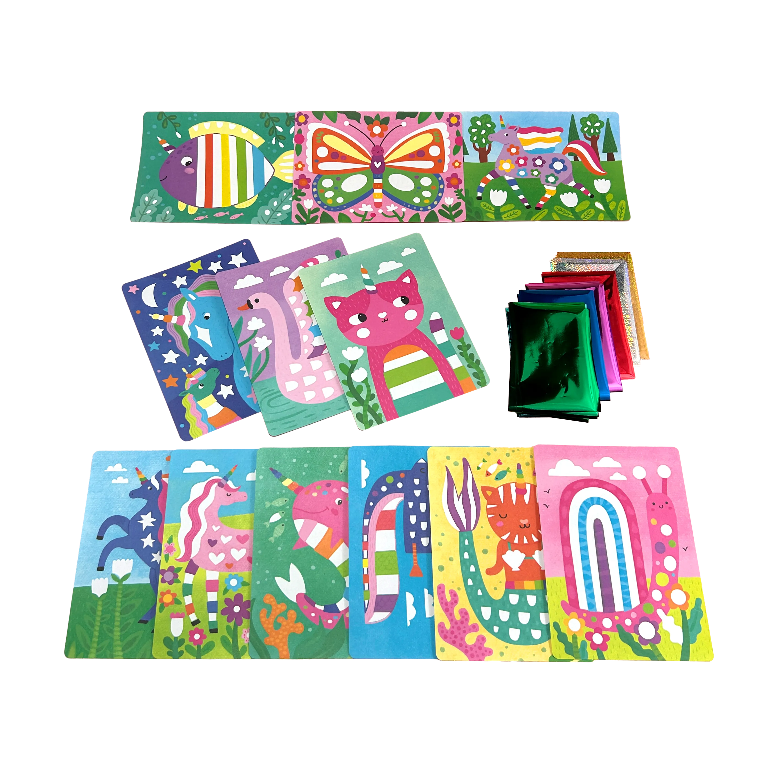 Foil-tastic Foil Art & Coloring Set - Whimsical World OOLY