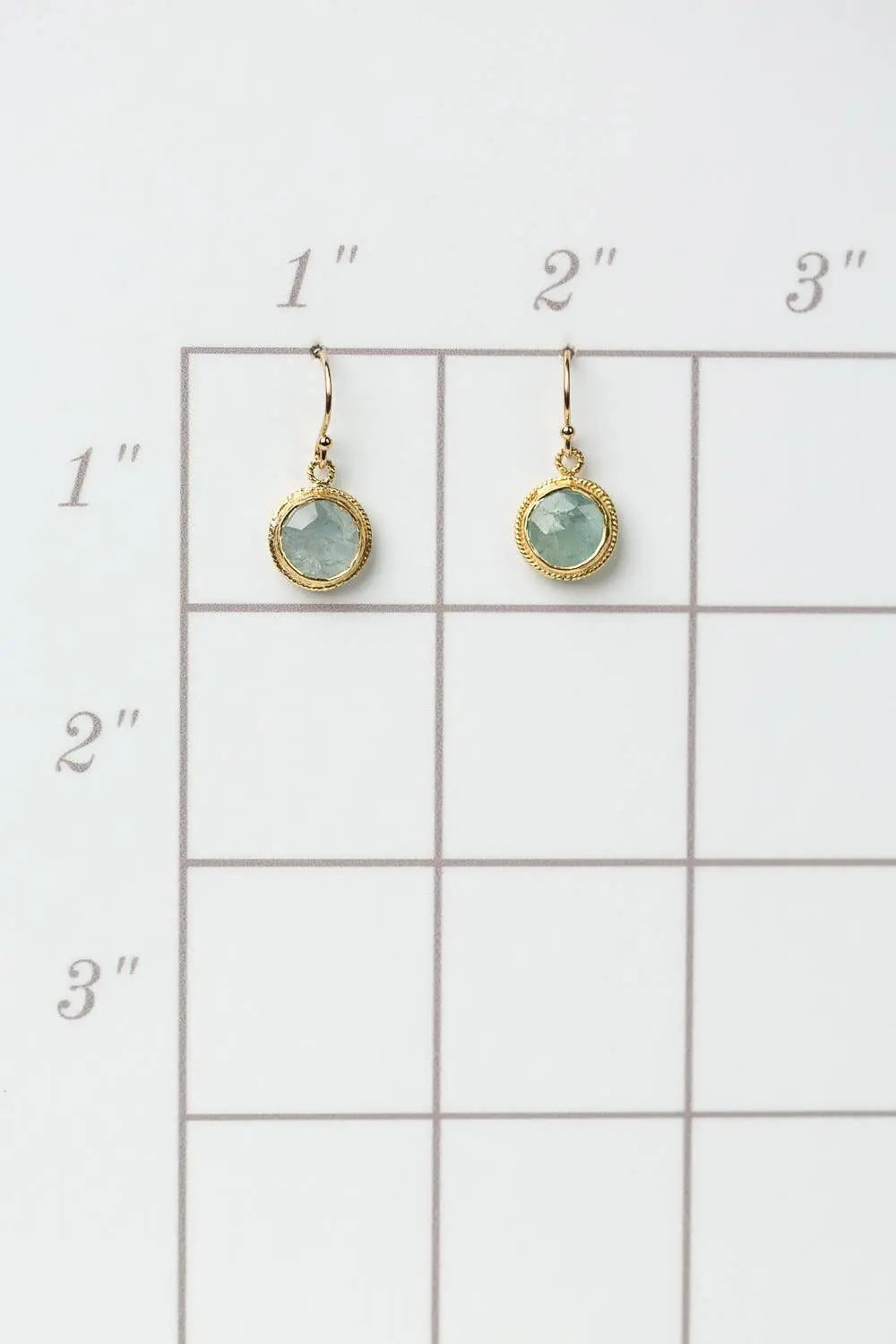 Favorites Aquamarine Bezel Earrings Anne Vaughan Designs Jewelry
