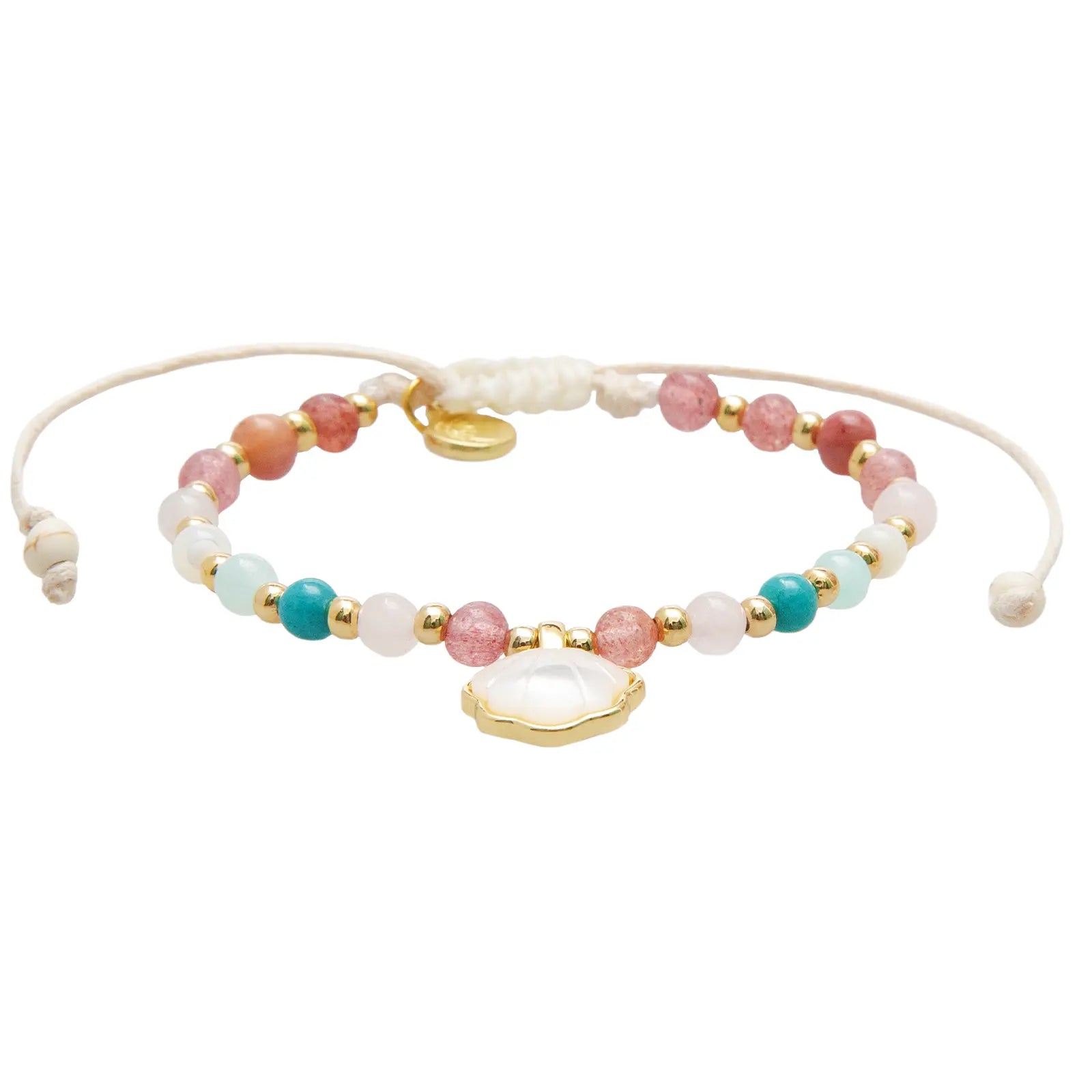 Sandy Toes Florida Charm Bracelet Lotus and Luna