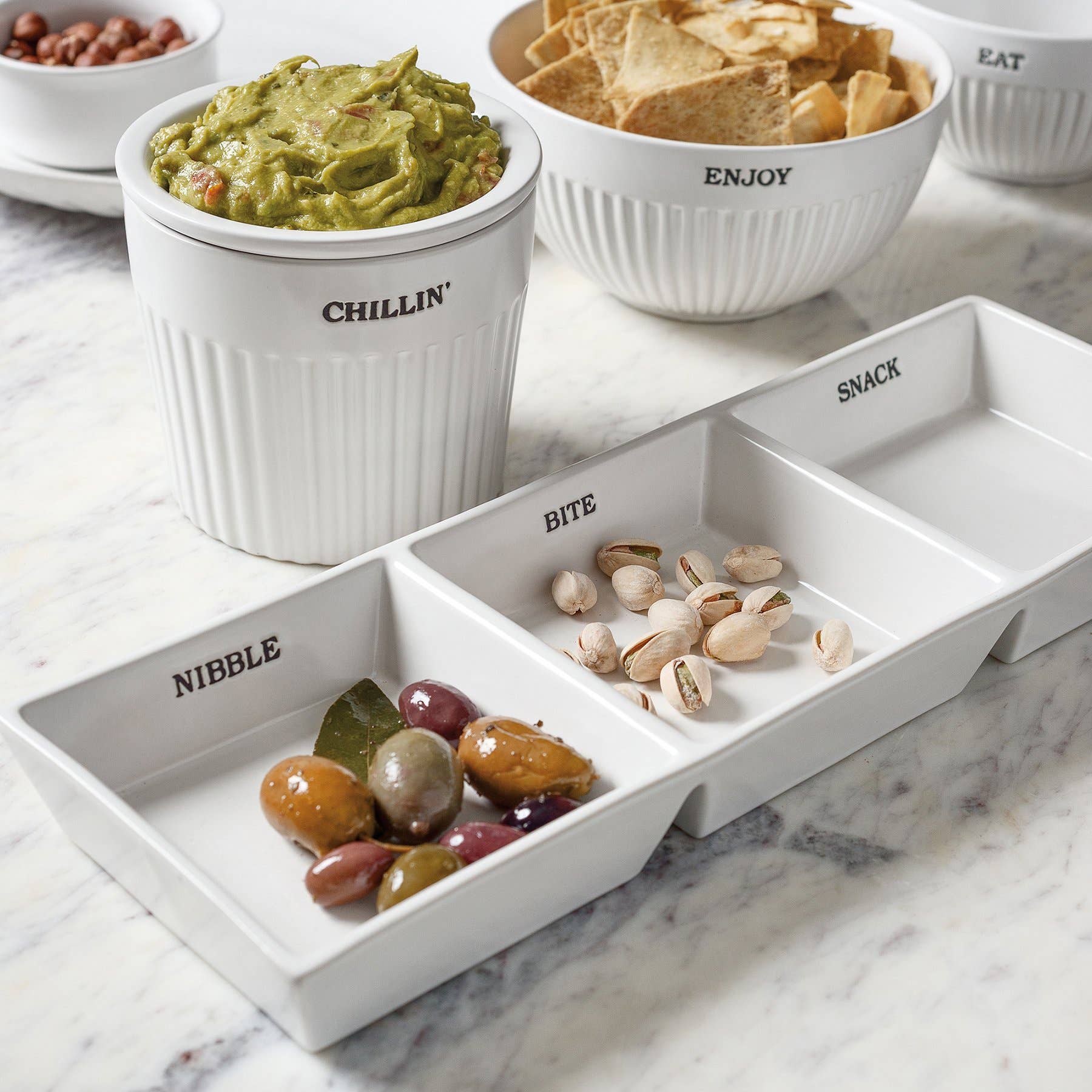 Nibble Bite Snack Tidbit Tray