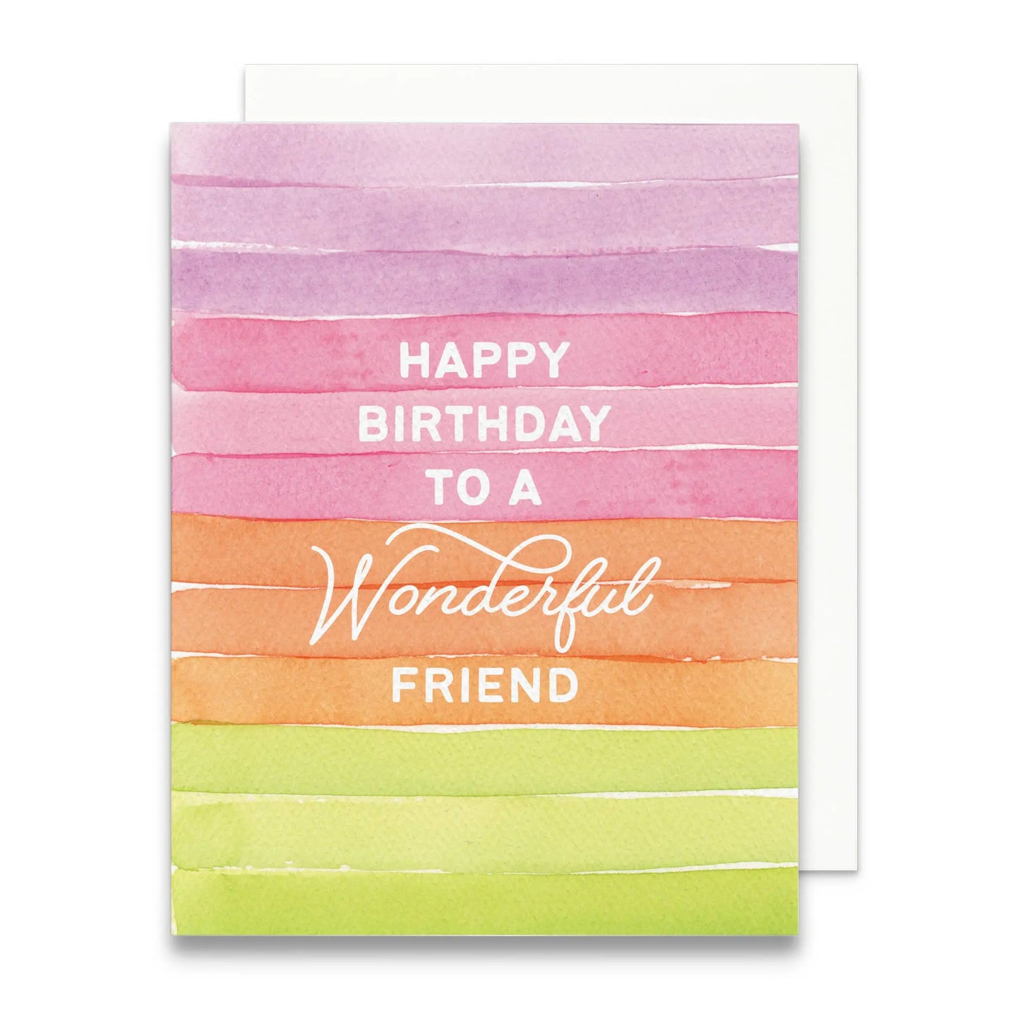 Happy Birthday to a Wonderful Friend Greeting Card Gert & Co