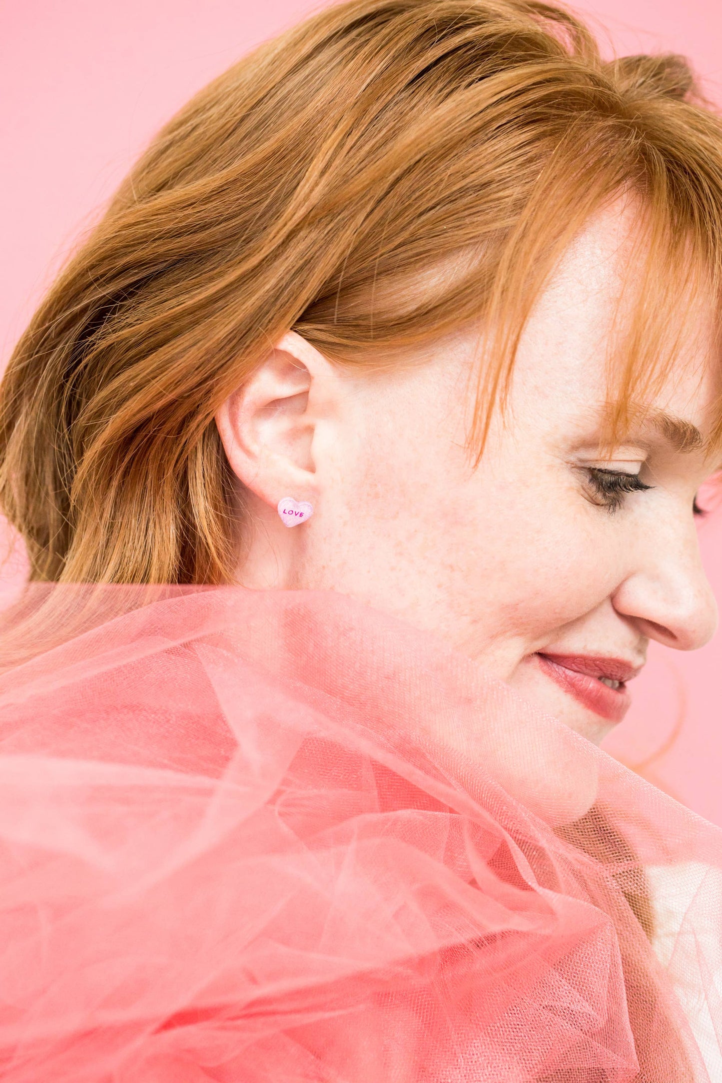 Valentine Candy Heart Earrings: Lol + Yolo