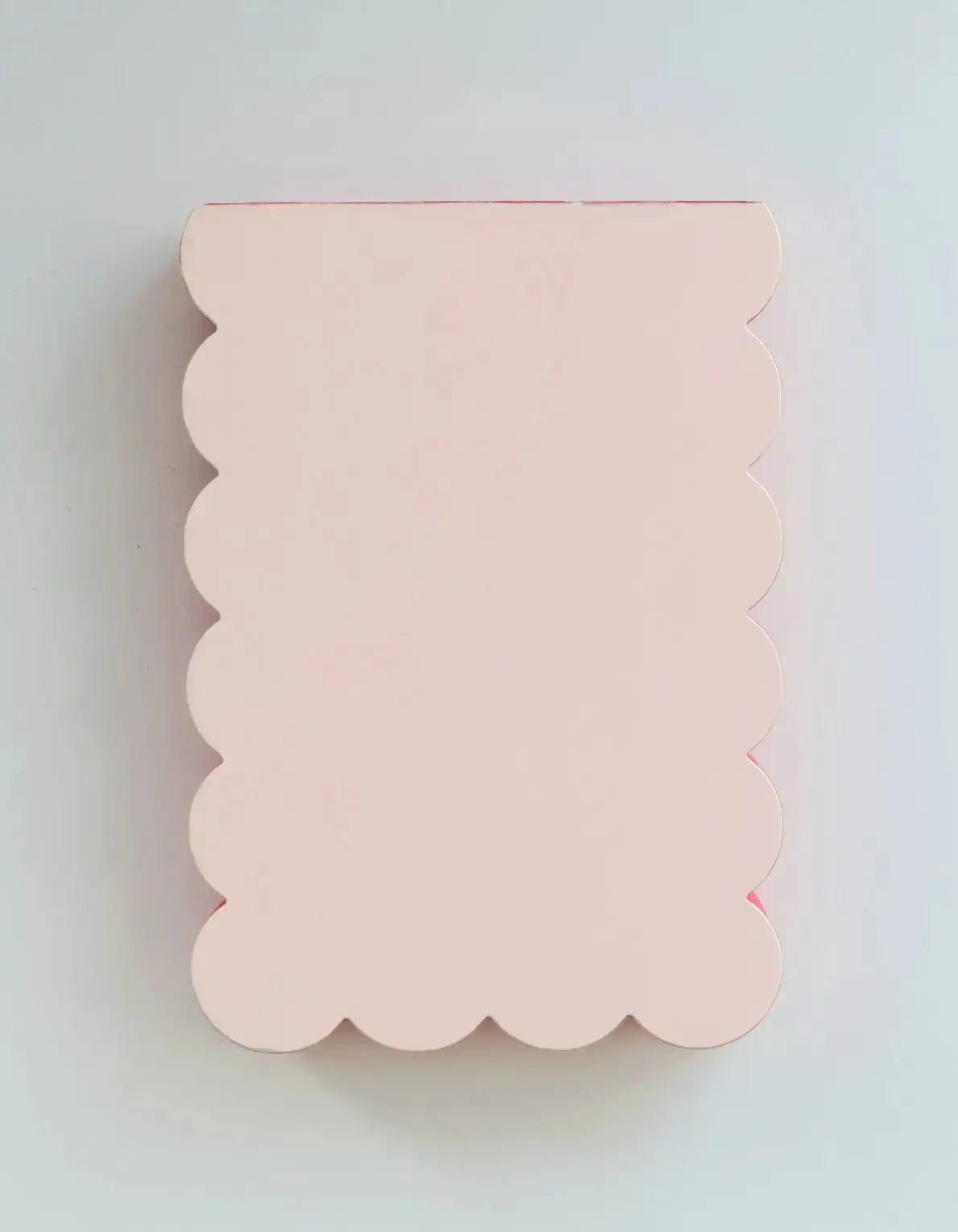 Scalloped Shaped Notepad | Peach + Persimmon Edge Idlewild Co.