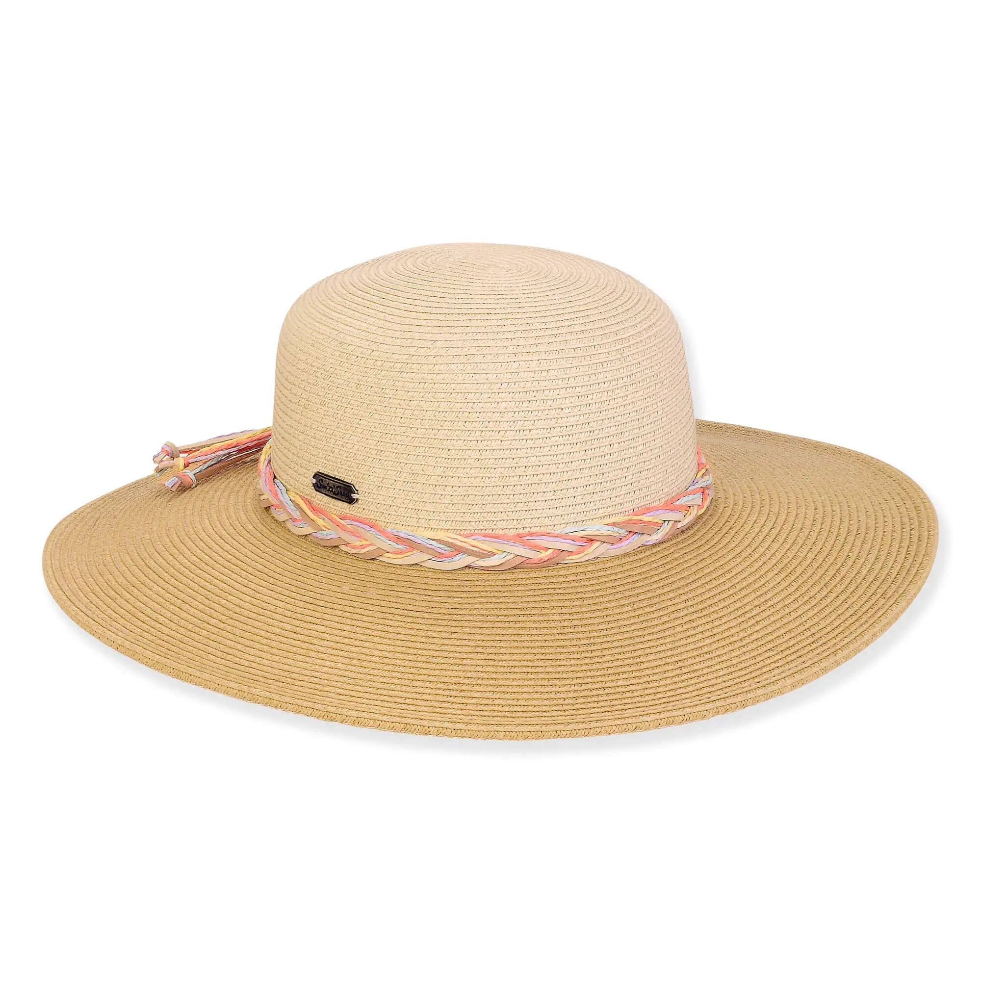 Neutral, Paperbraid Floppy, Brim 4"