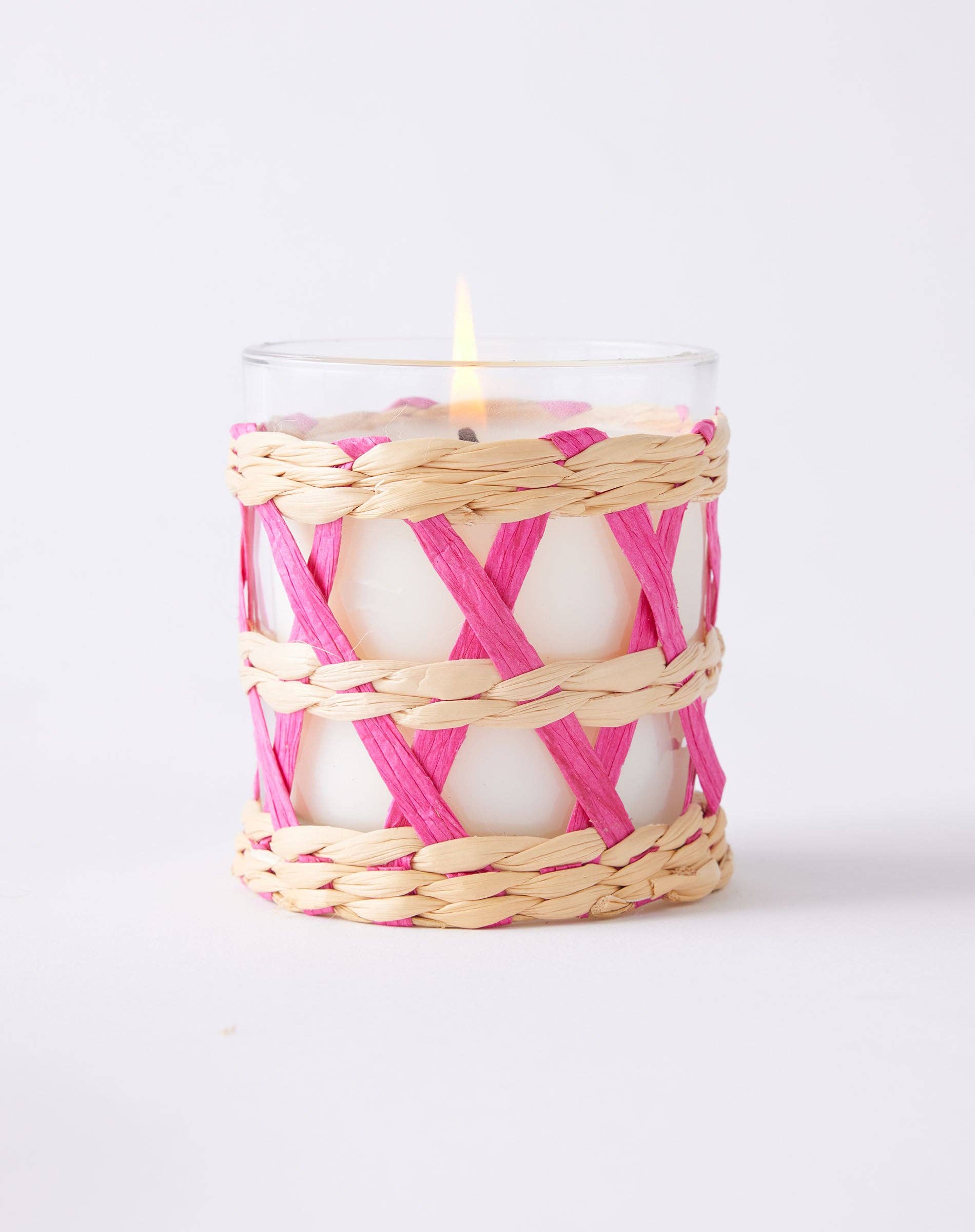 Cabana Flower Seagrass Candle - Sea You Boutique