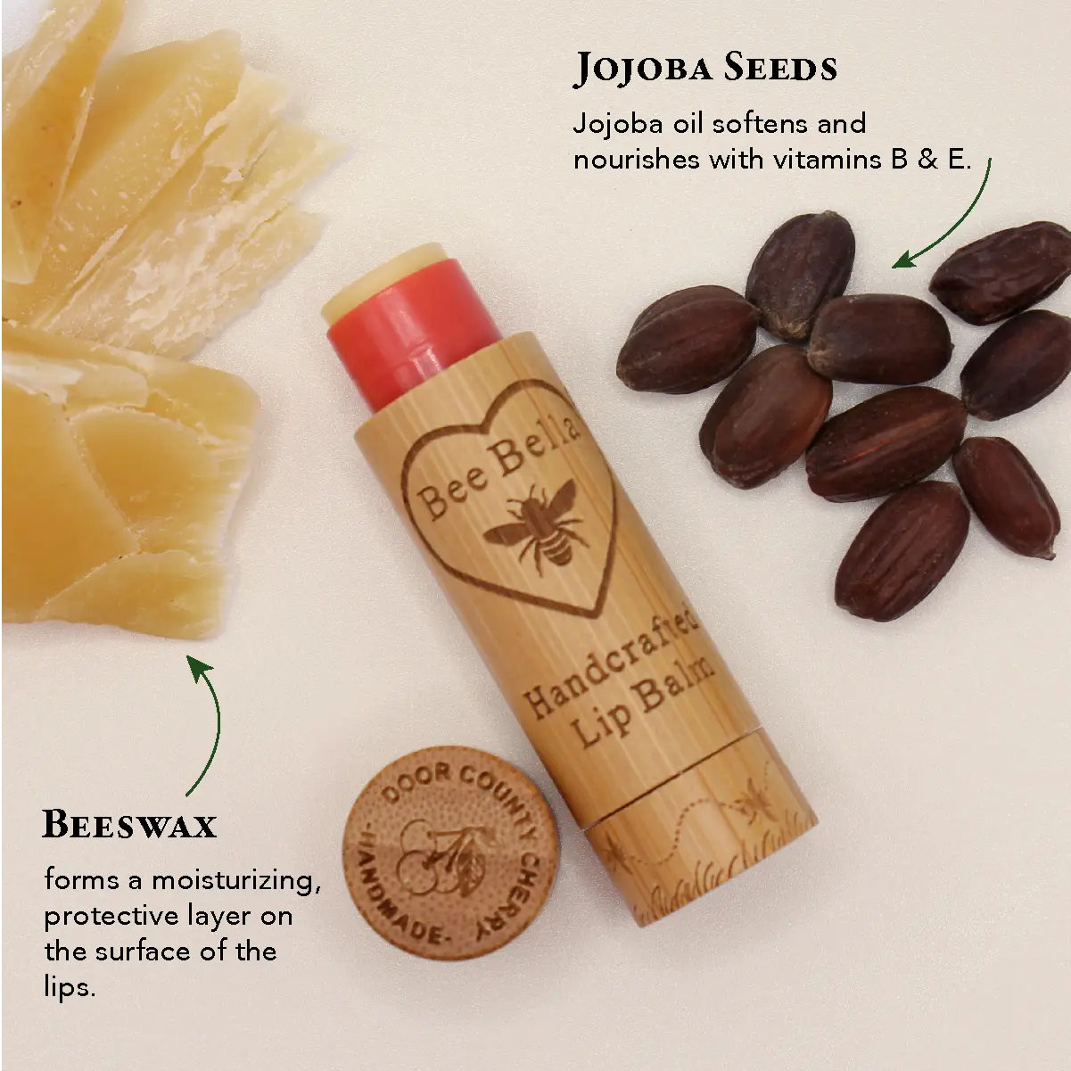 Cherry Lip Balm Bee Bella