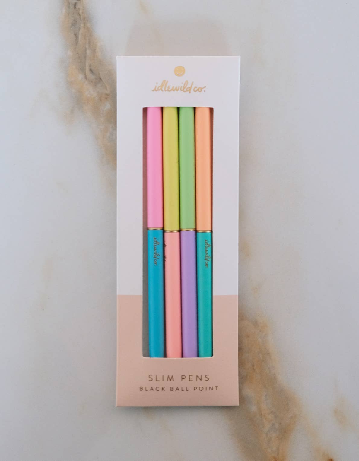Slim Pen, Set of Four | Duo-Tone Neons Idlewild Co.