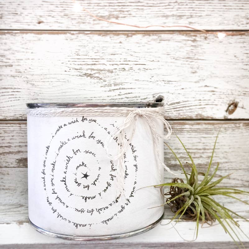 'I Make a Wish for You' Handmade Dual Wick Soy Candles