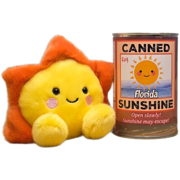 Ray the Canned Sunshine - Sun Plush Canned Gifts