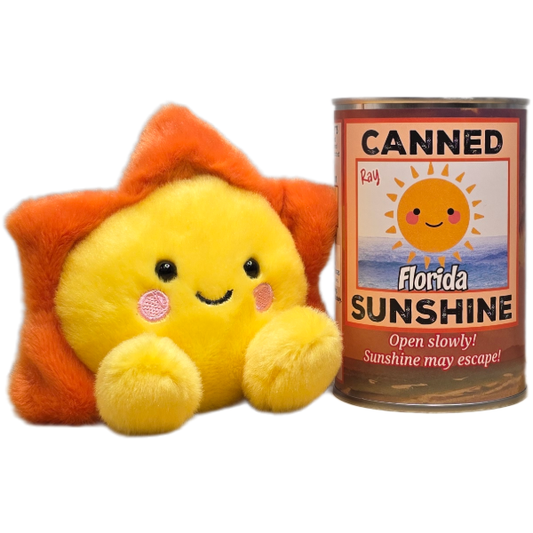 Ray the Canned Sunshine - Sun Plush Canned Gifts