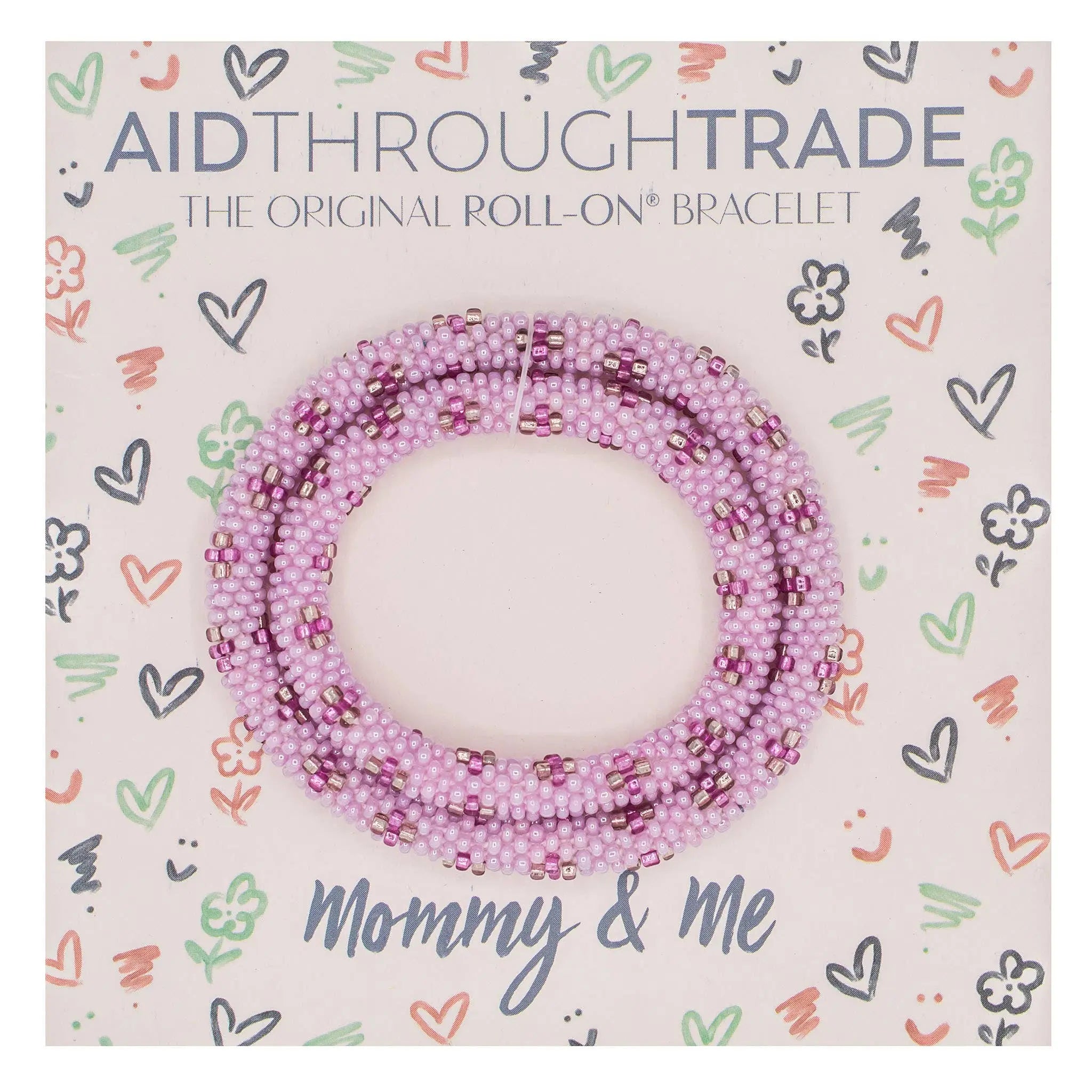 Mommy & Me Bracelets Orchid Aid Through Trade