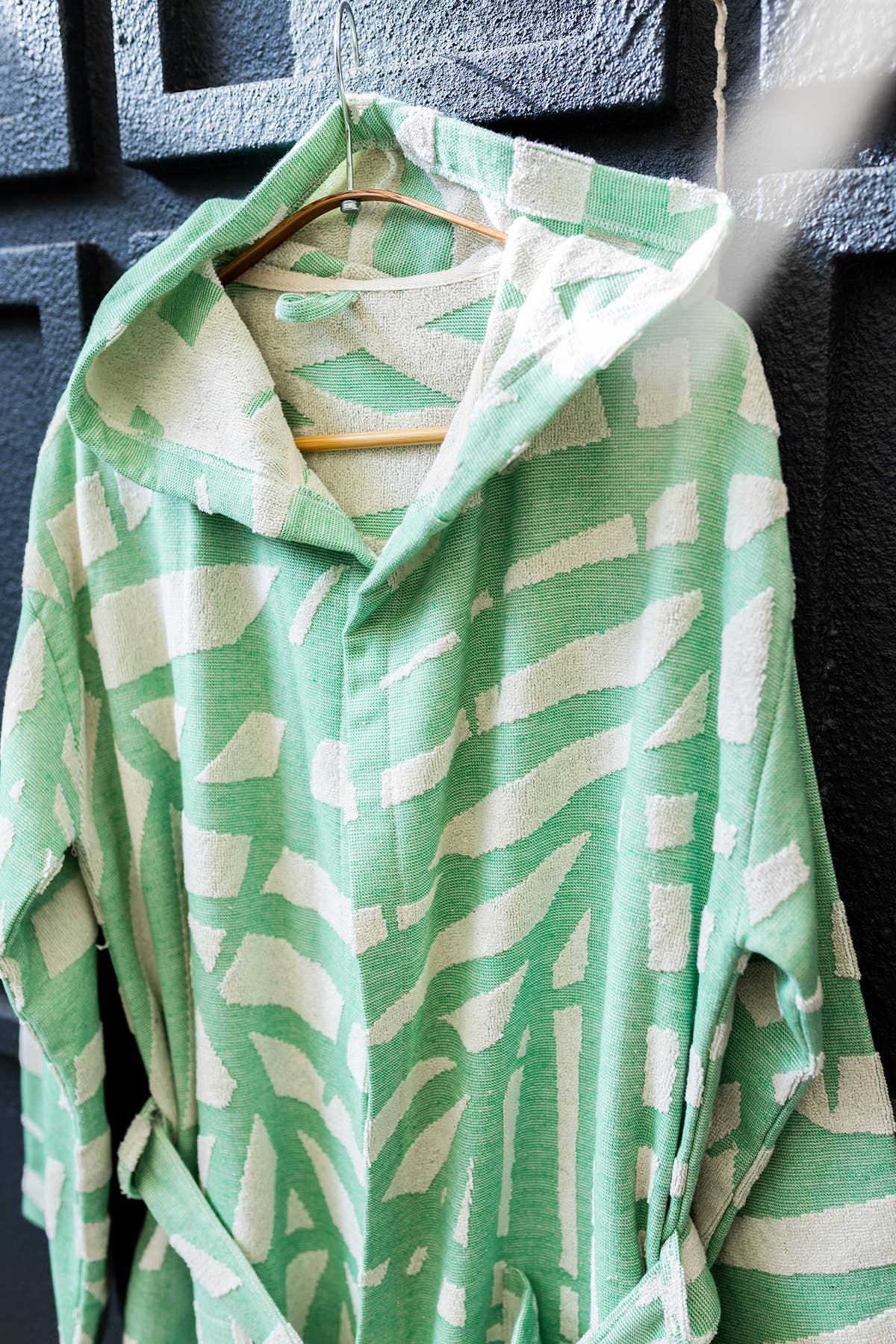 Raised Terry Bathrobe Turkish Cotton Light Weight Quick-dry