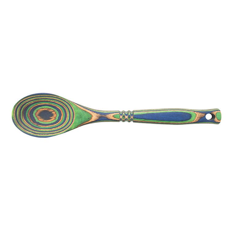 12" Peacock Pakka Spoon