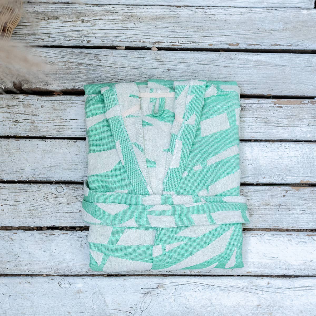 Raised Terry Bathrobe Turkish Cotton Light Weight Quick-dry