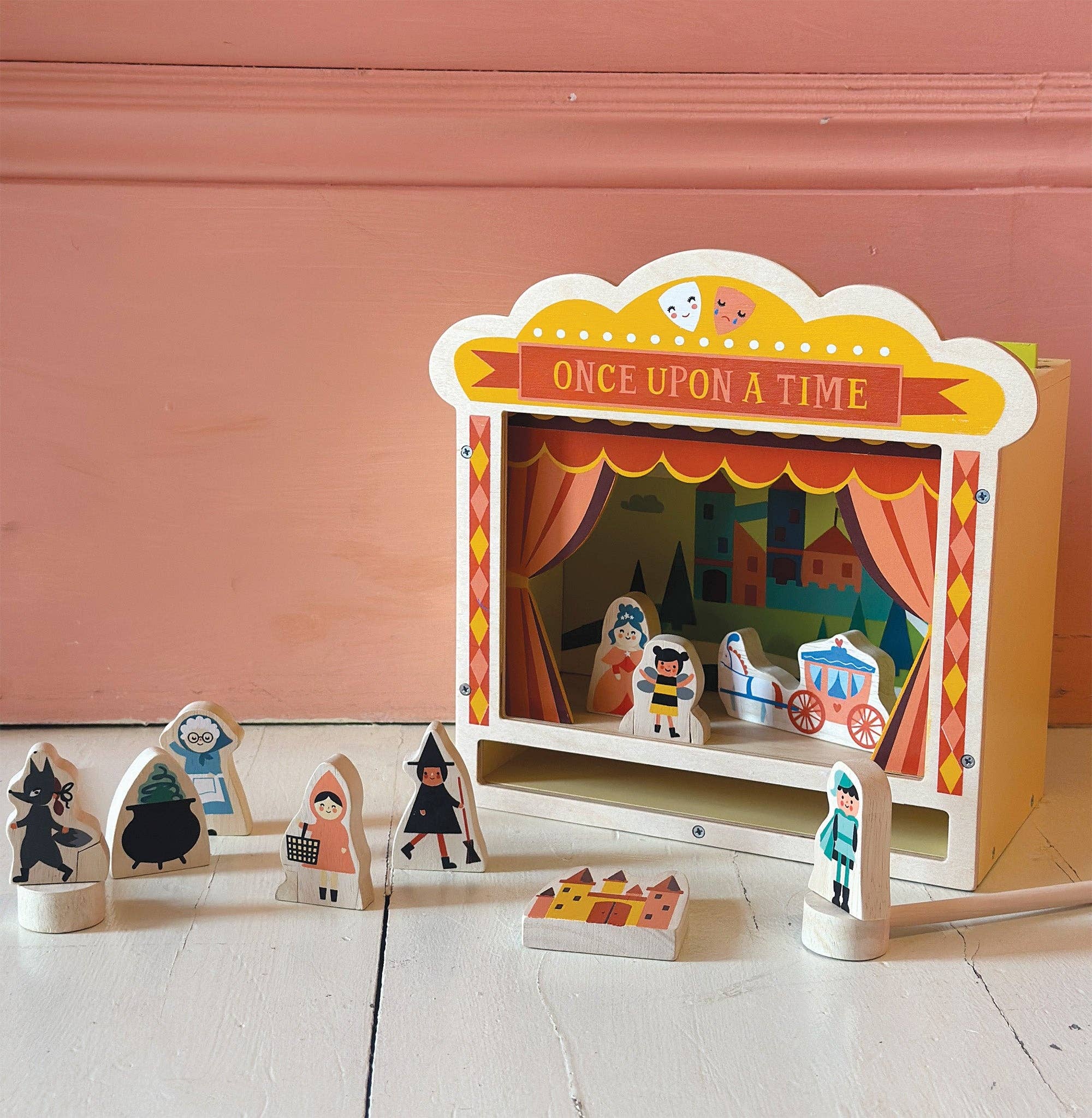 Wooden Tabletop Theater Mentari Toys