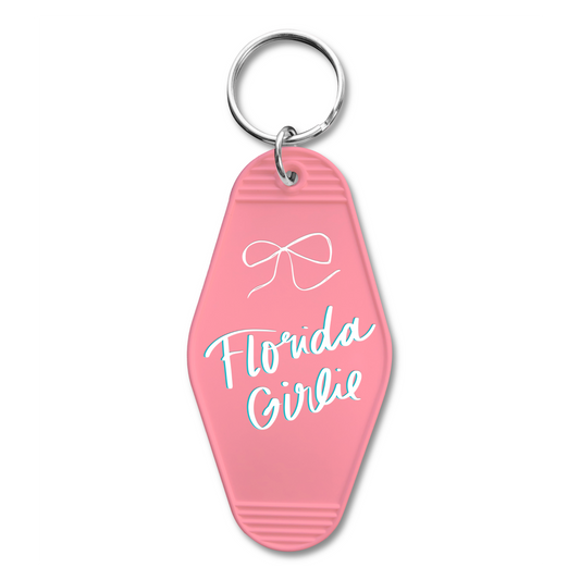 Florida Retro Hotel Keychain - Florida Girlie