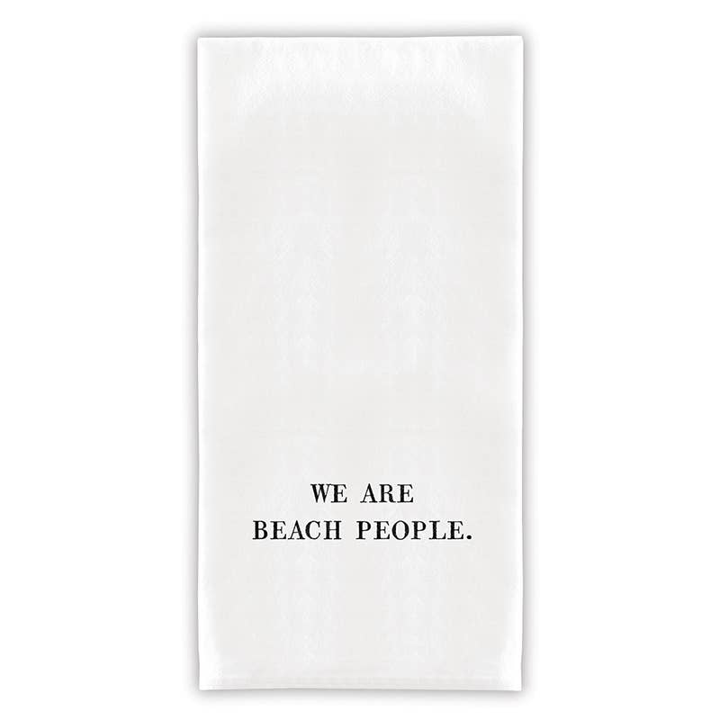 We Are Beach People Towel