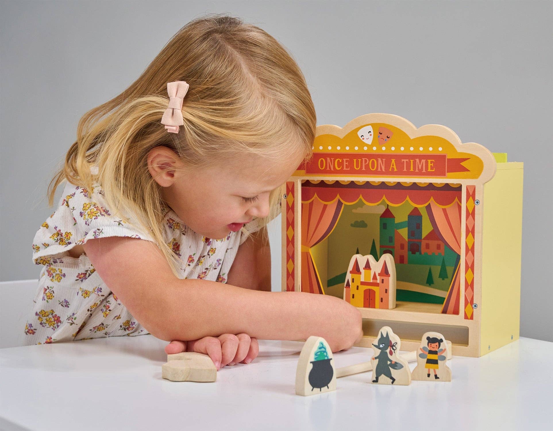 Wooden Tabletop Theater Mentari Toys
