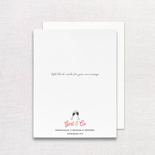 Funfetti Birthday Cake Greeting Card with Gold Foil Gert & Co