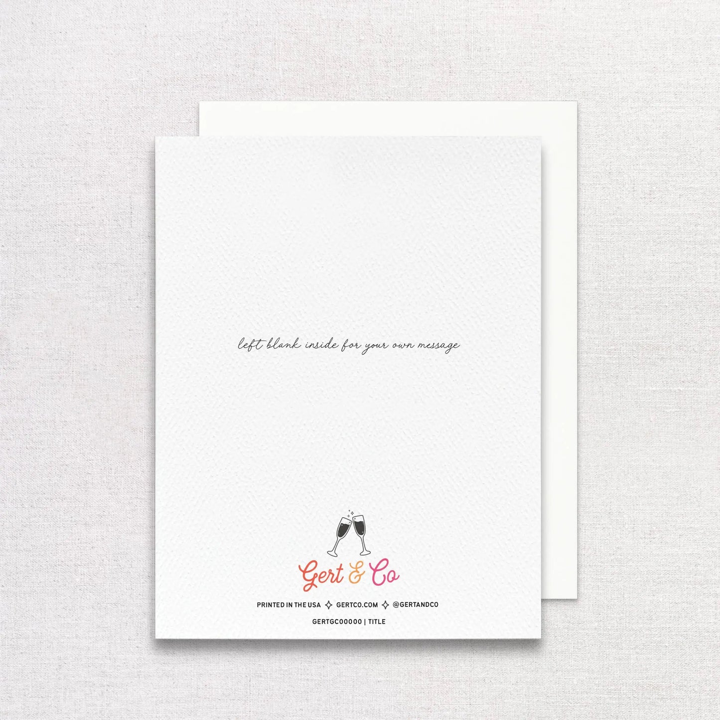 So Very Merry Pink Christmas Greeting Card | Pink Christmas Gert & Co