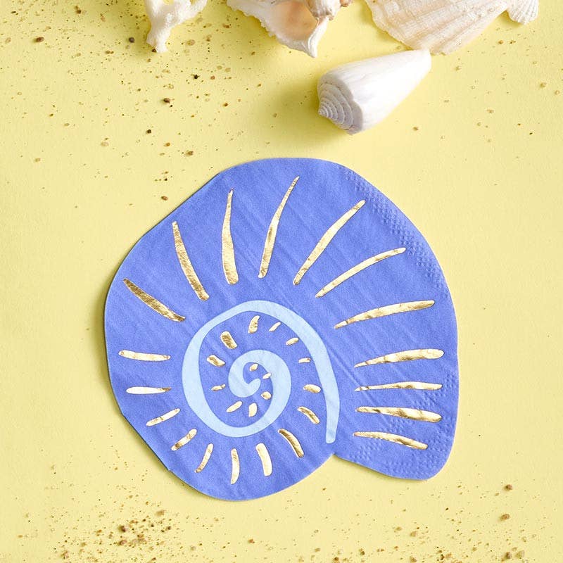 Conch Foil Shaped Napkins