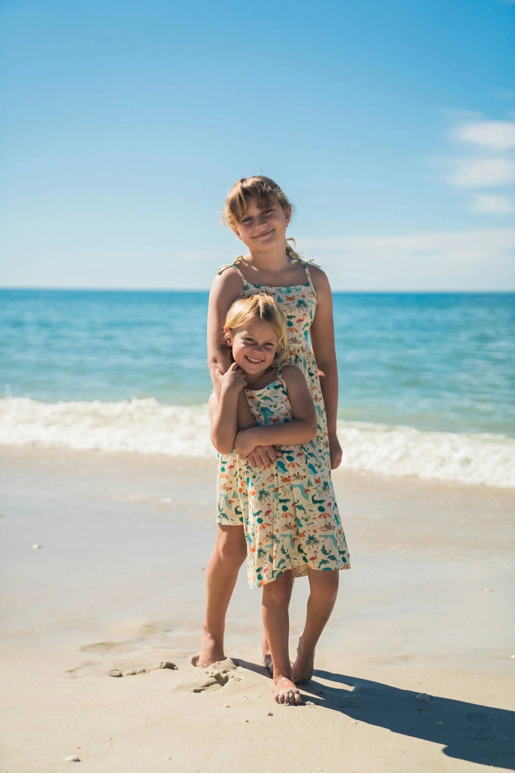 Explore Florida Souvenir Bamboo Kids Sundress Emerson and Friends