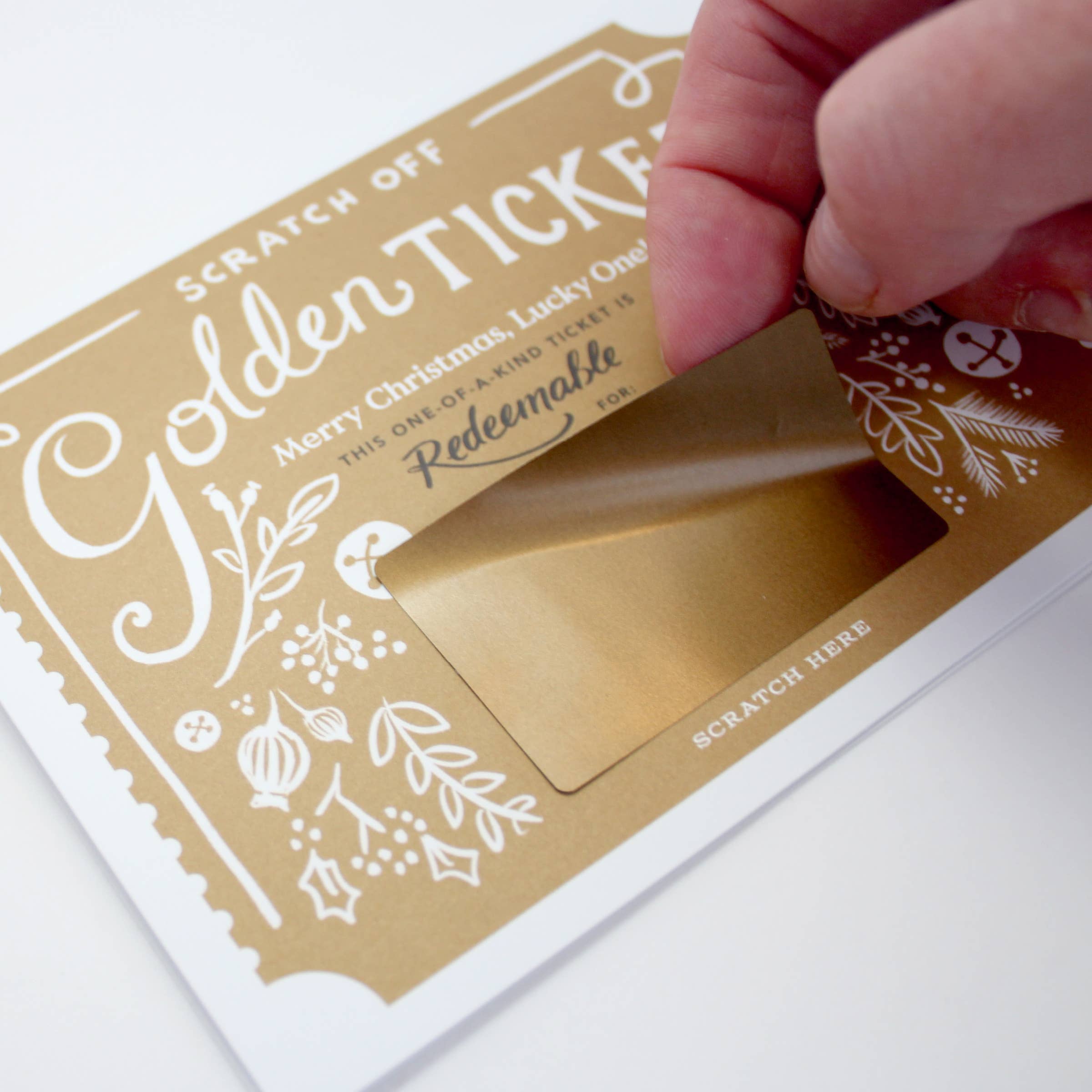 Scratch-off Card - Golden Ticket