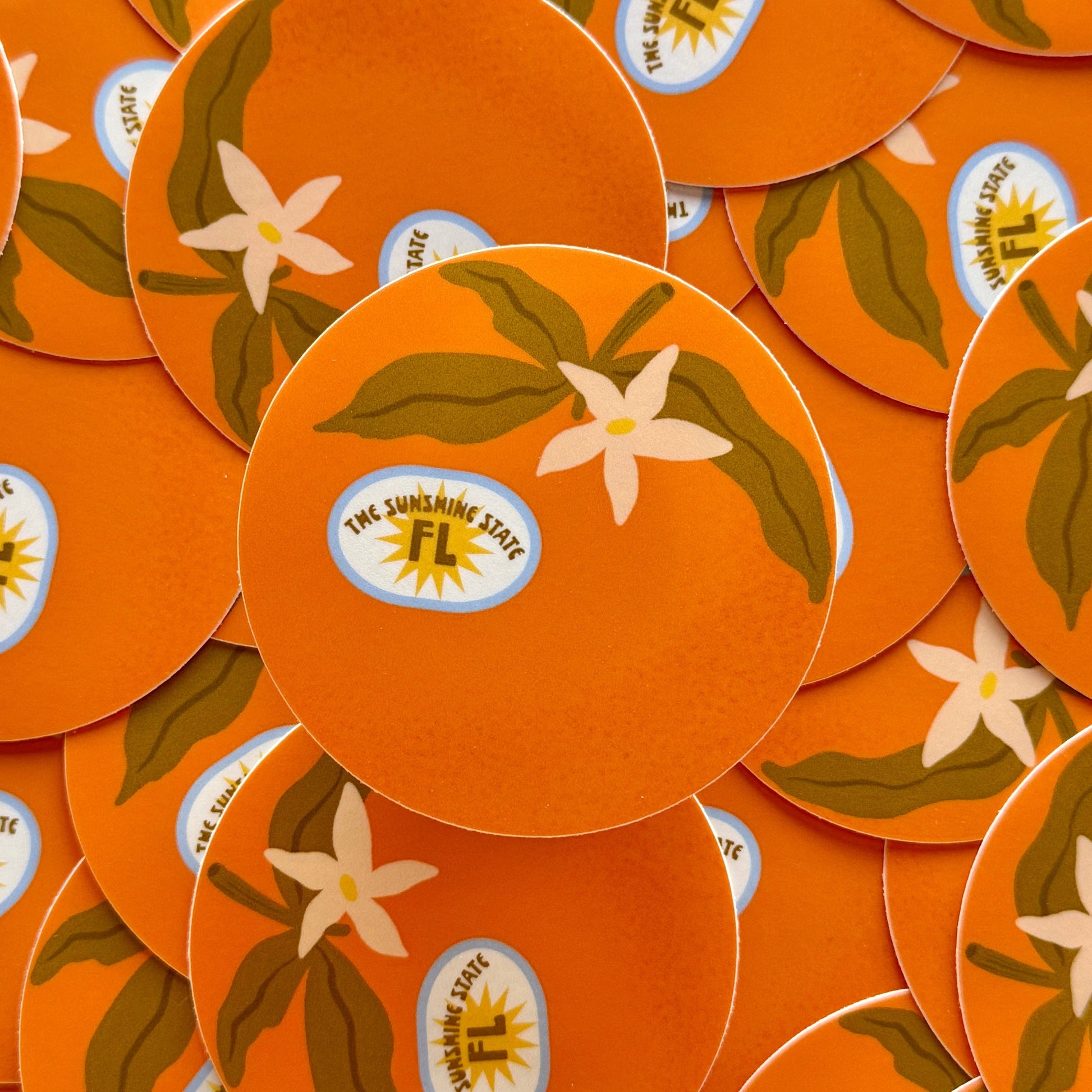 The Sunshine State Orange - Vinyl Sticker The SoulShine Co.