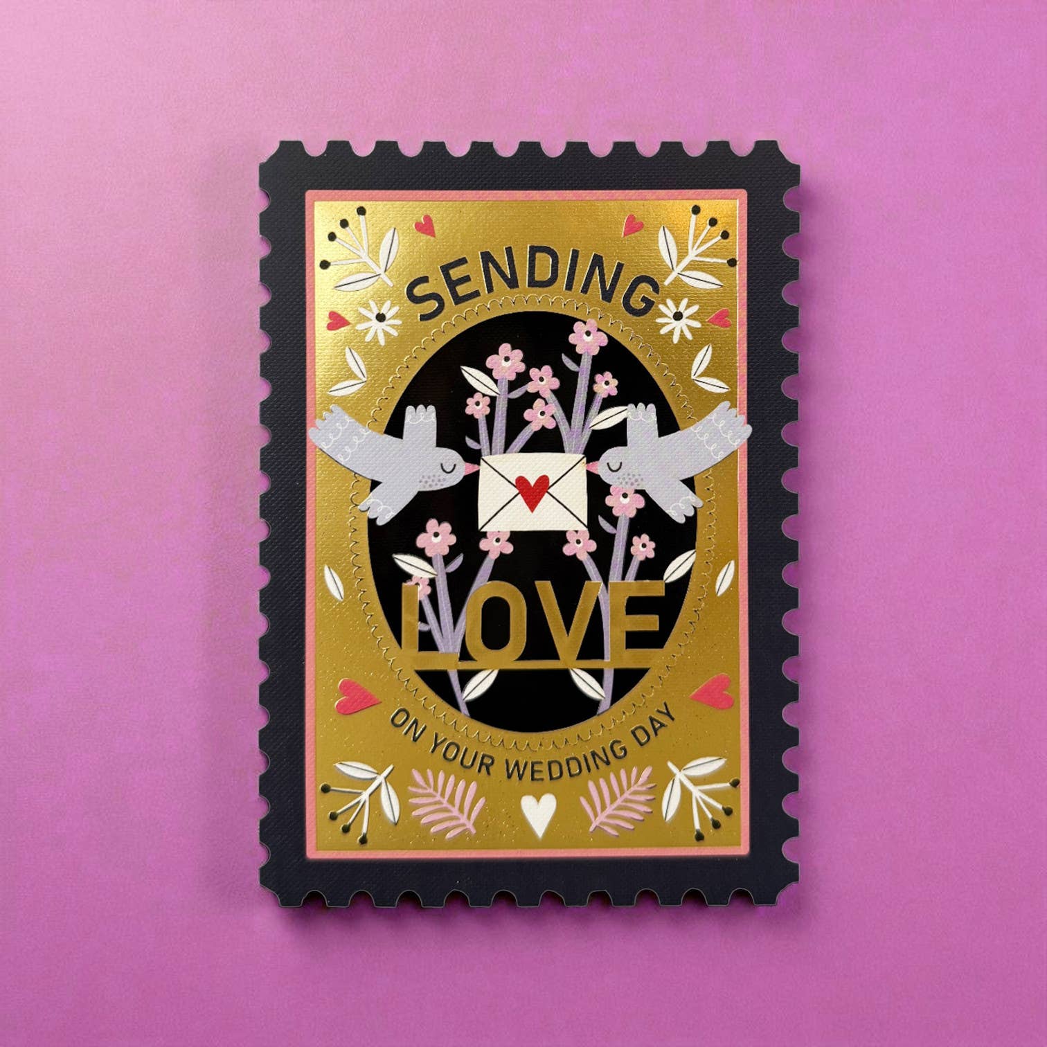 Original paper cut card - AL293 Alljoy Design