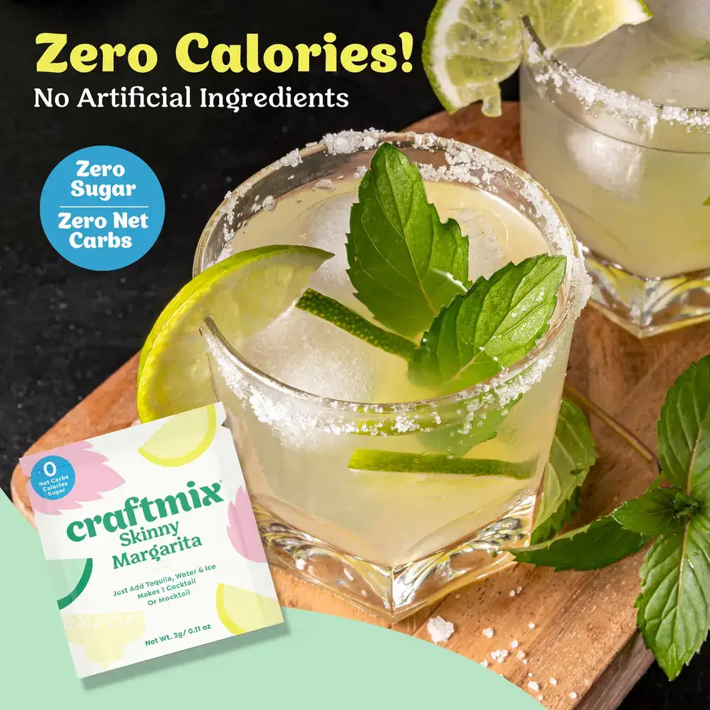 Skinny Margarita Cocktail Mixer - 6 Servings Multipack Craftmix