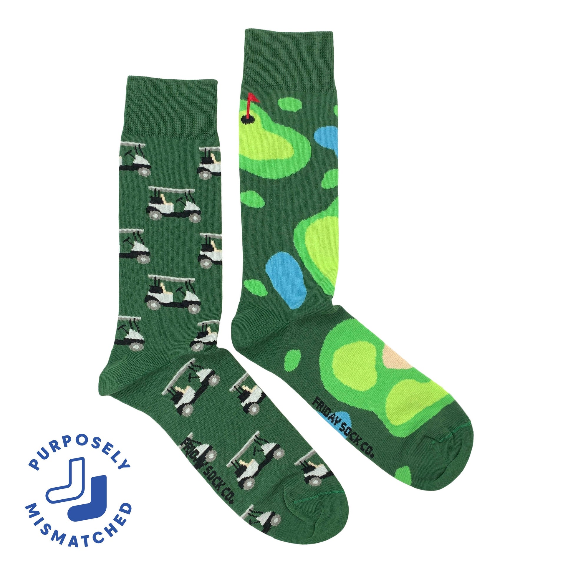 Golf & Golf Cart Mens Friday Sock Co.
