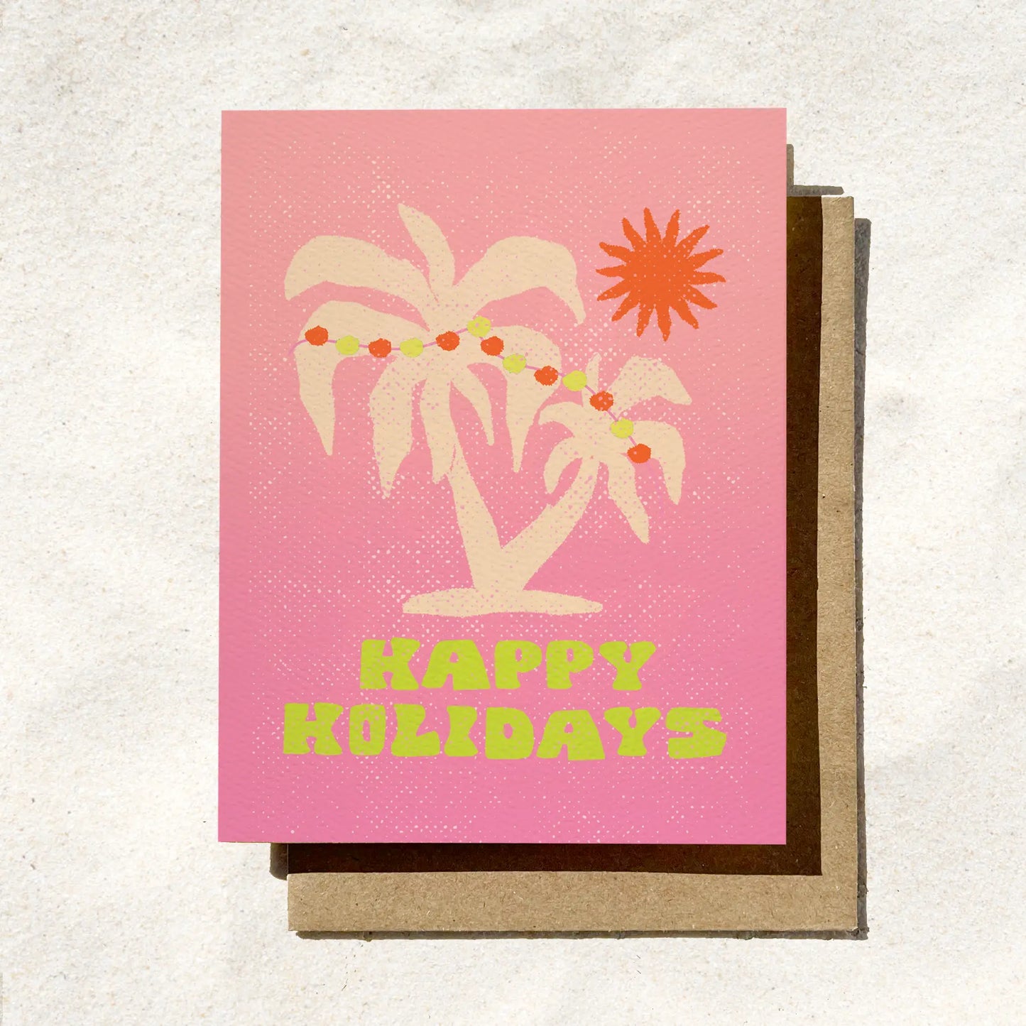Tropical Holiday Card | California Christmas Card | Happy Holidays Palm Daydream Prints