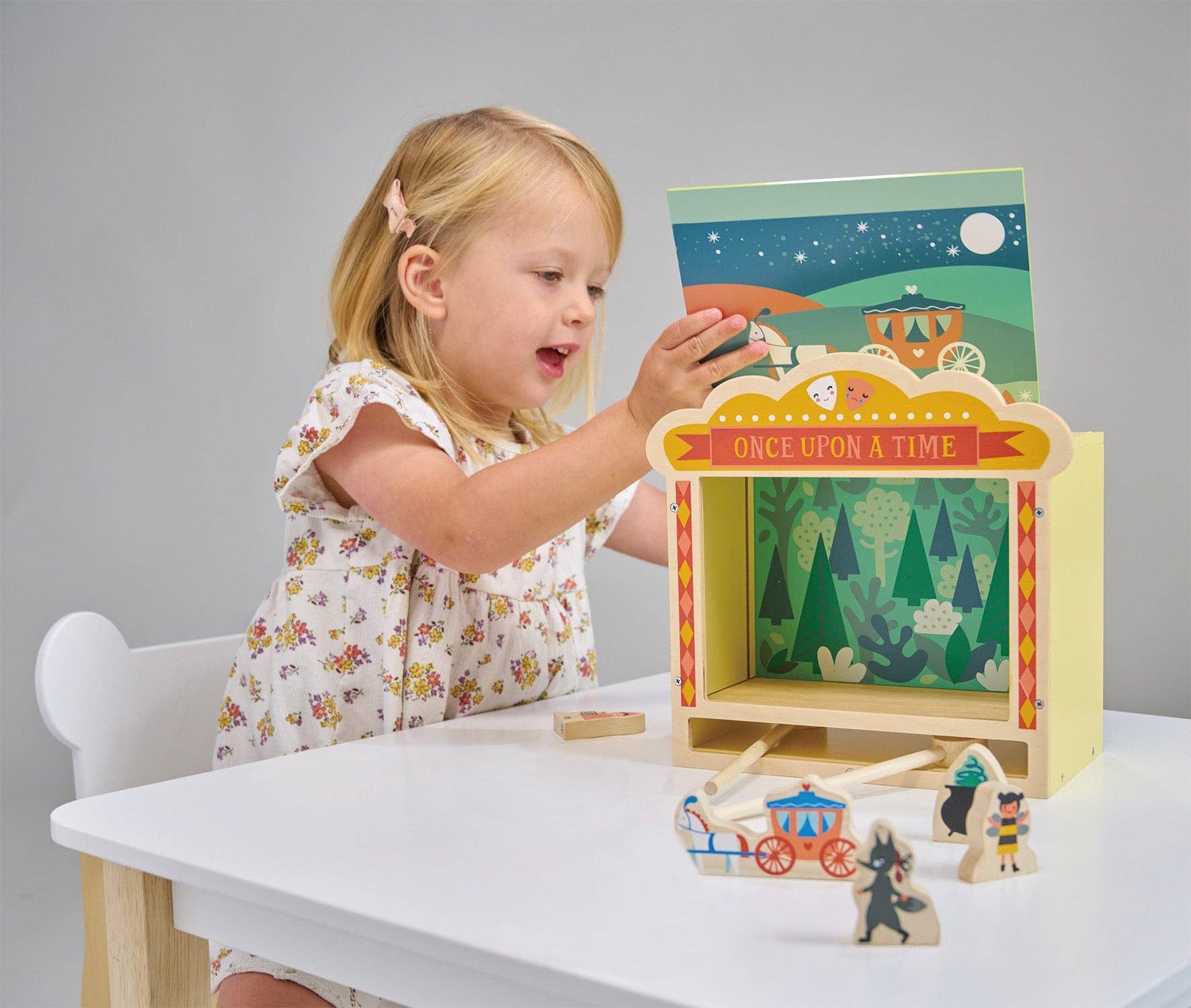 Wooden Tabletop Theater Mentari Toys