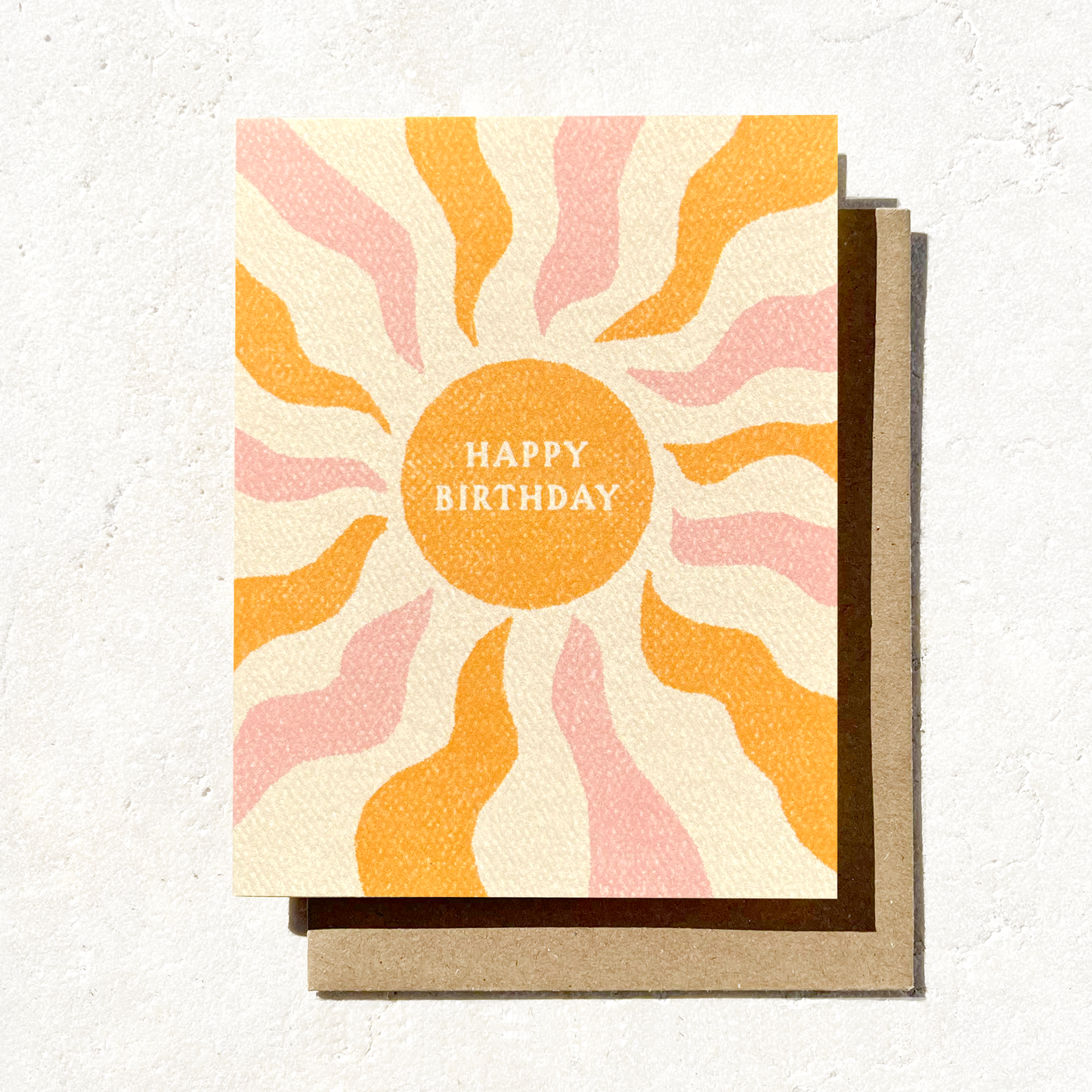 Happy Birthday Boho Sun Card | Summer Card | Greeting Card