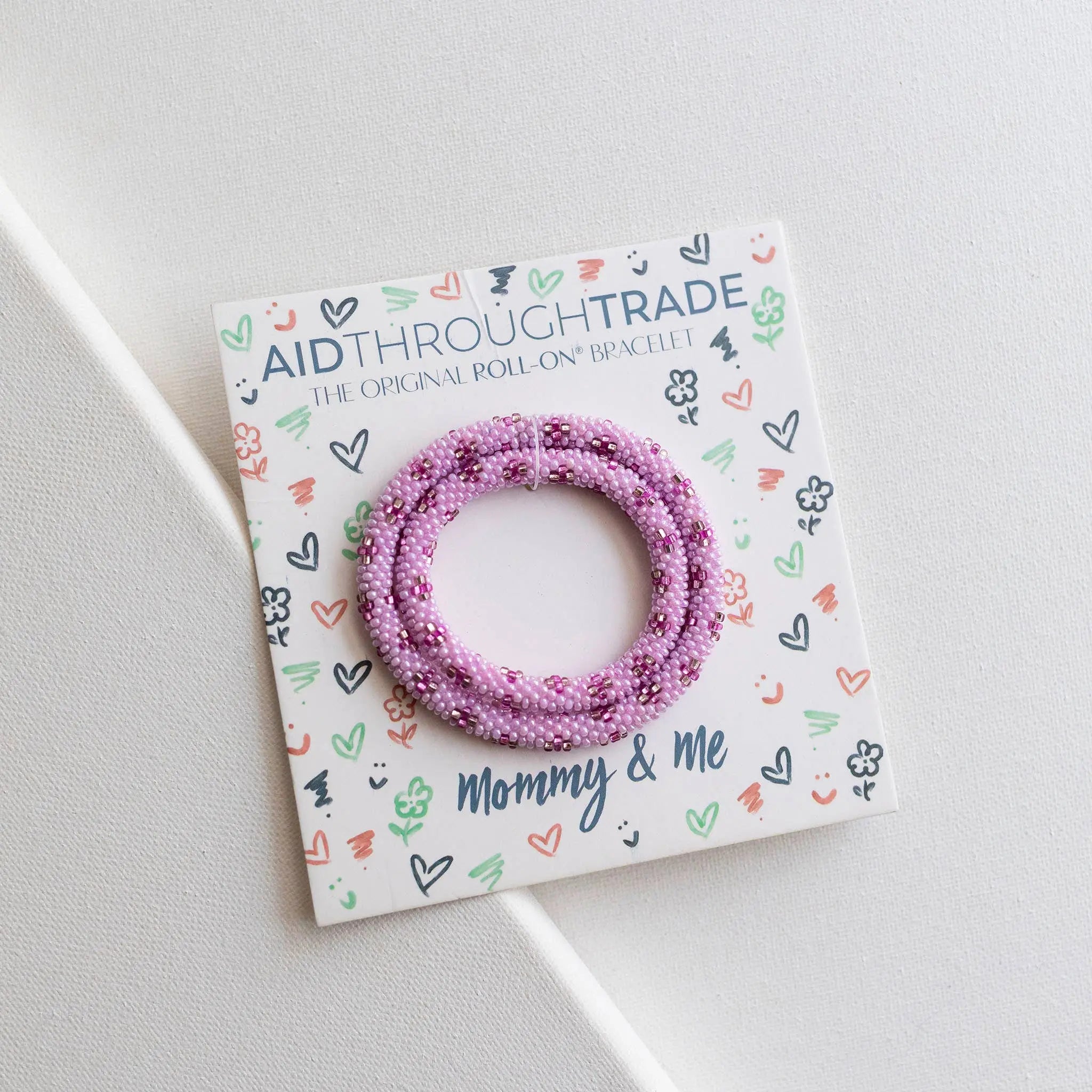 Mommy & Me Bracelets Orchid Aid Through Trade