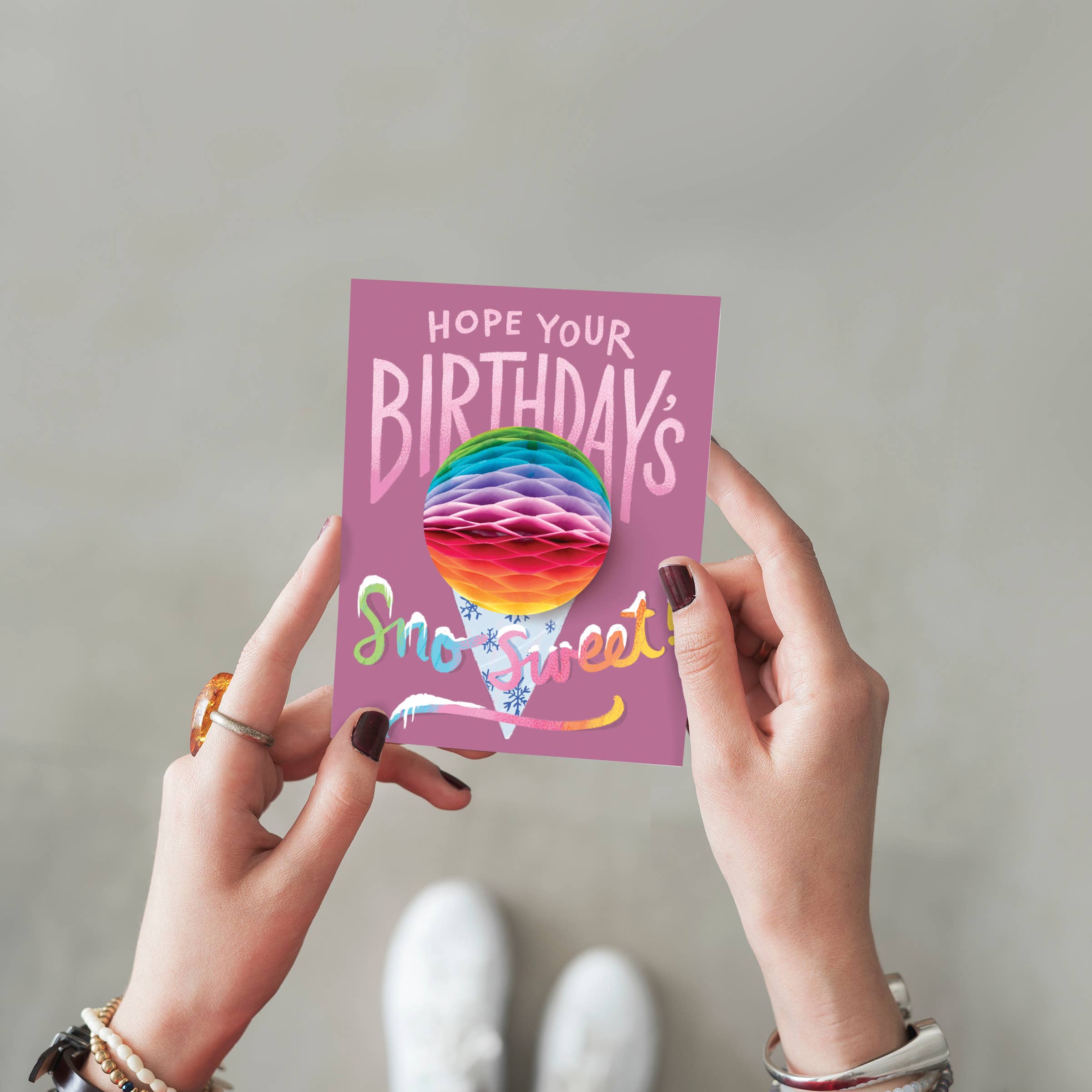 Sno Cone Pop-up Card Birthday