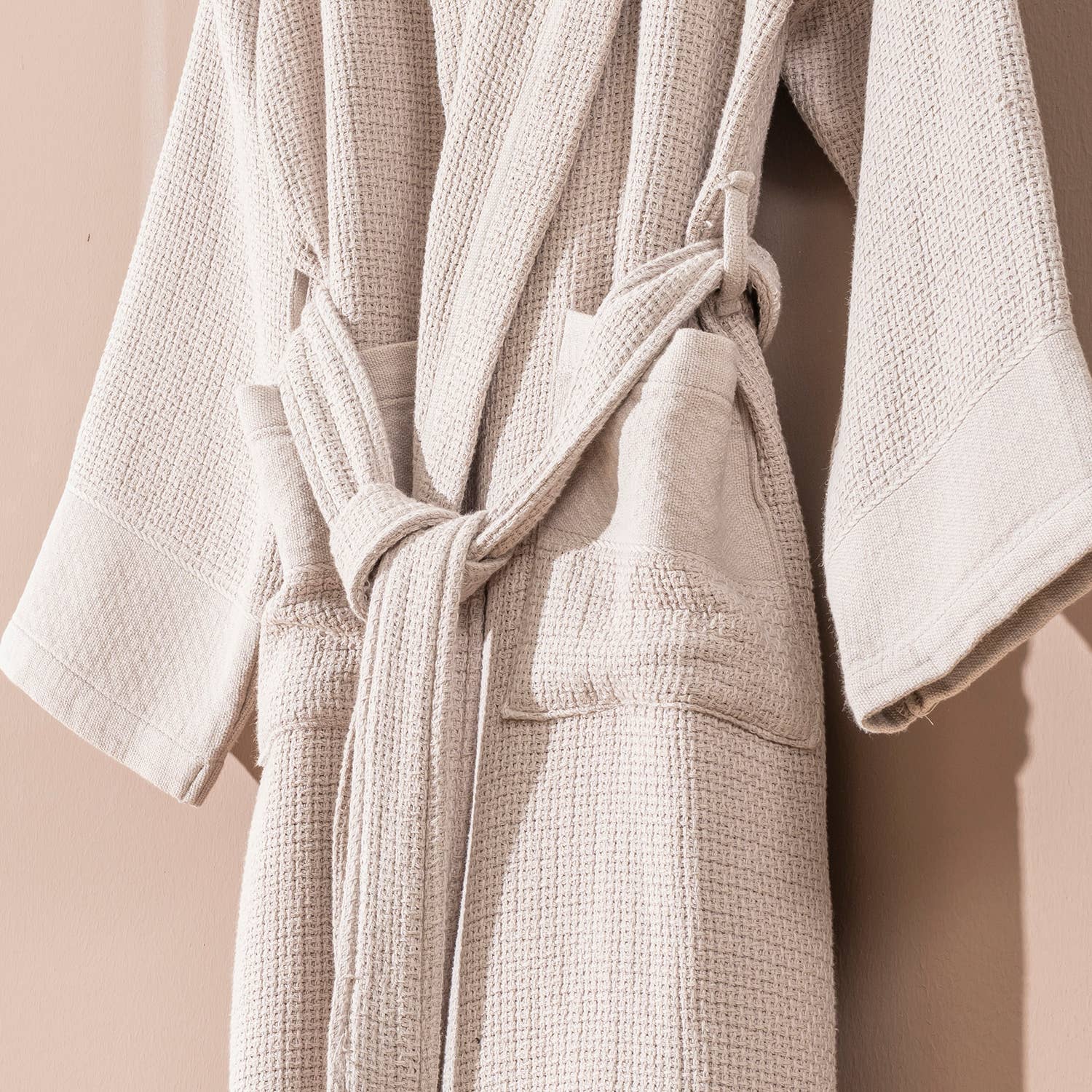 Stonewash Bathrobe Turkish Cotton LightWeight Hood Quick-dry Kikoya