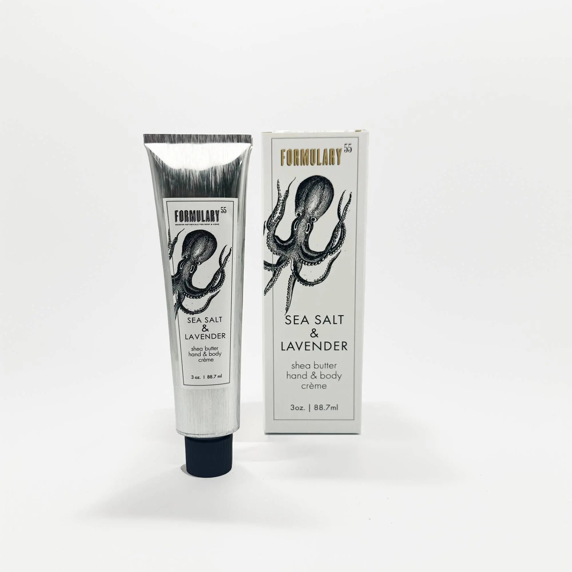 Sea Salt & Lavender - Shea Butter Hand & Body Creme Tube Formulary 55