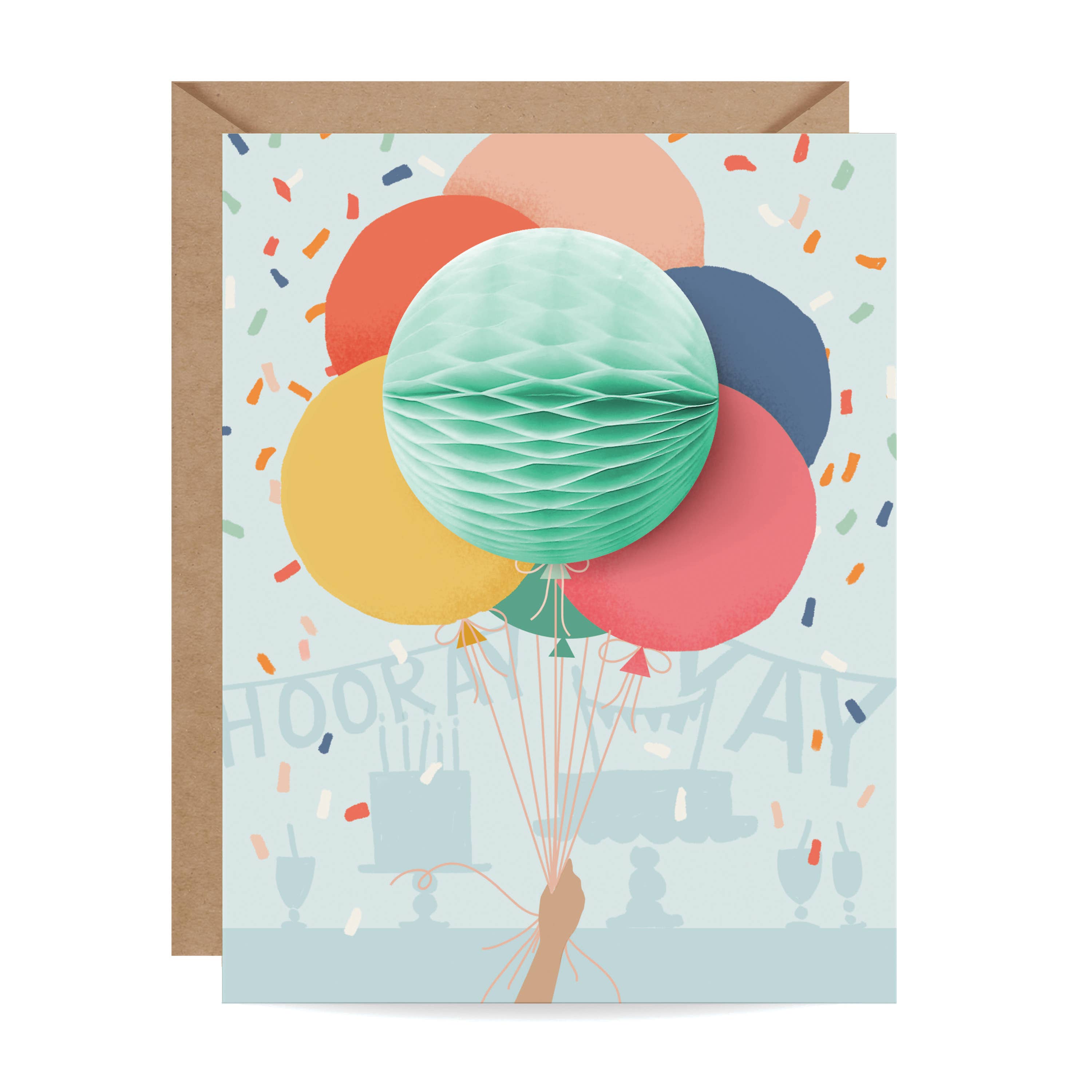 Balloon Bunch - Birthday Pop-up Card