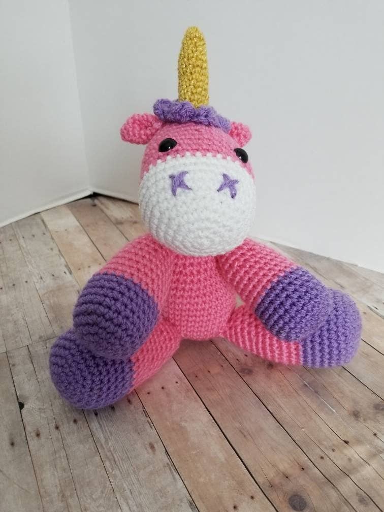 Pink Unicorn Plush Crochet