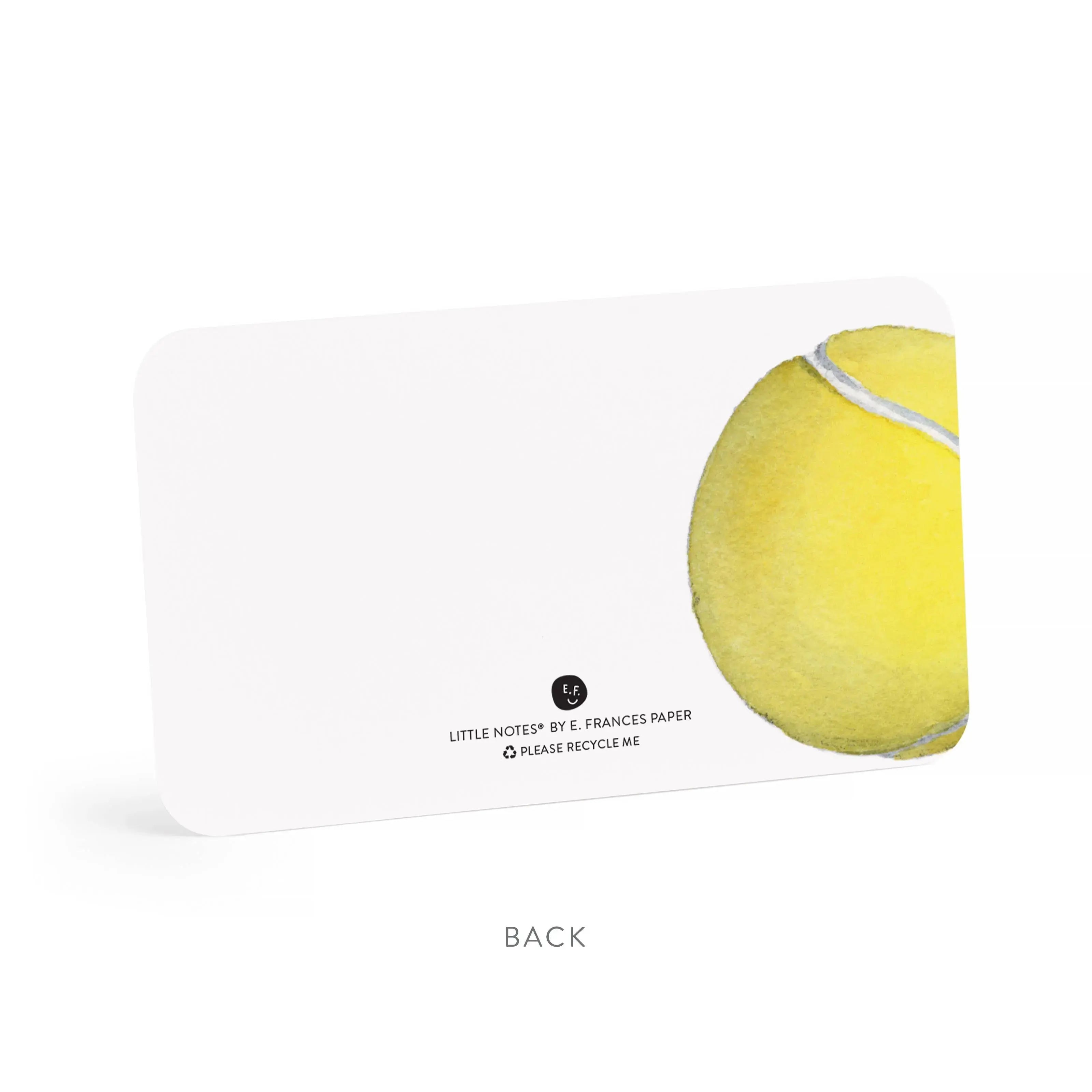Tennis Little Notes E. Frances Paper