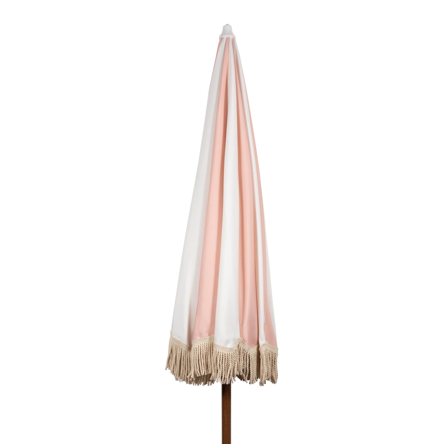 Beach State Summerland Beach Umbrella - Pink Salt Stripe