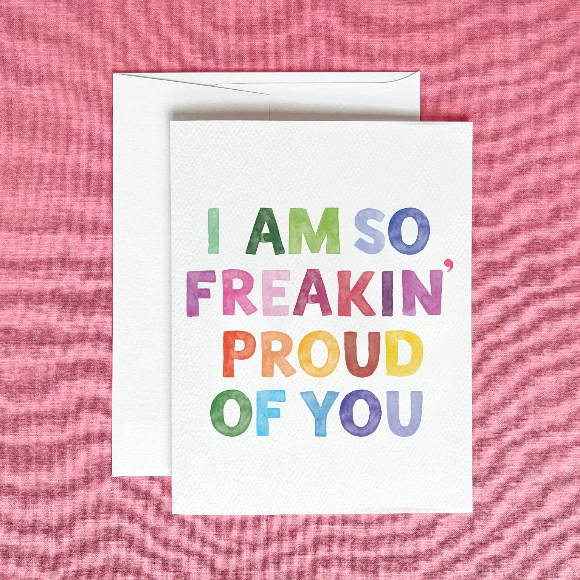 So Freakin' Proud of You Greeting Card | Graduation Card Gert & Co