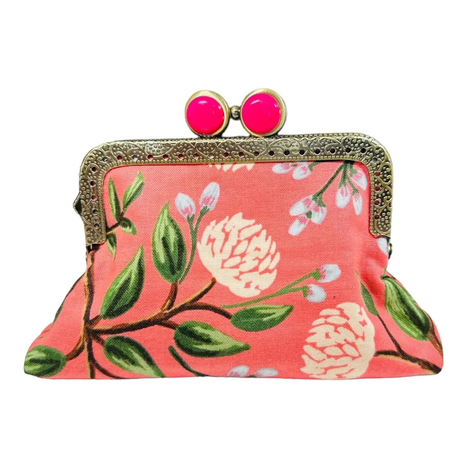 Kiki & Syds ON THE GO Credit Card Clutch - PEONY Sorbet  Kiki & Syds